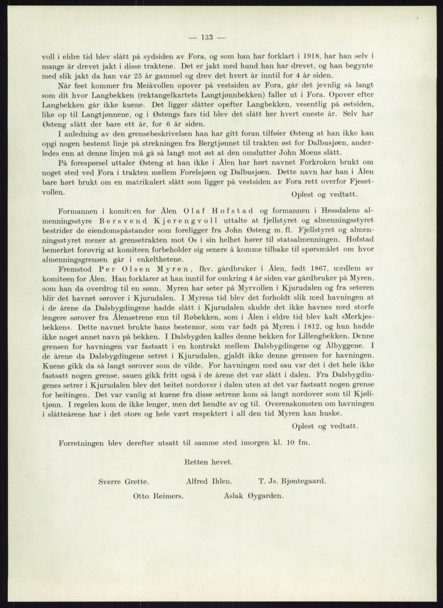 Høyfjellskommisjonen, AV/RA-S-1546/X/Xa/L0001: Nr. 1-33, 1909-1953, p. 4409