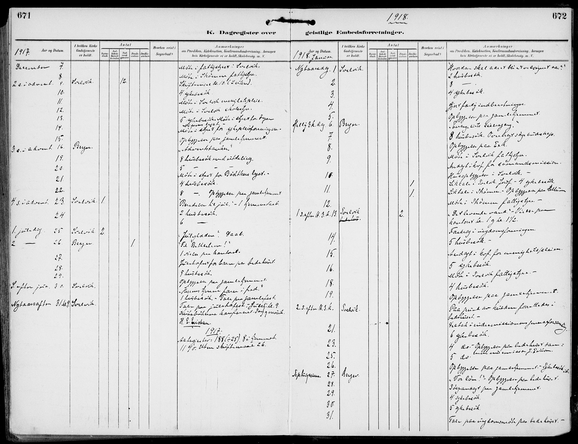 Strømm kirkebøker, AV/SAKO-A-322/F/Fb/L0002: Parish register (official) no. II 2, 1900-1919, p. 671-672