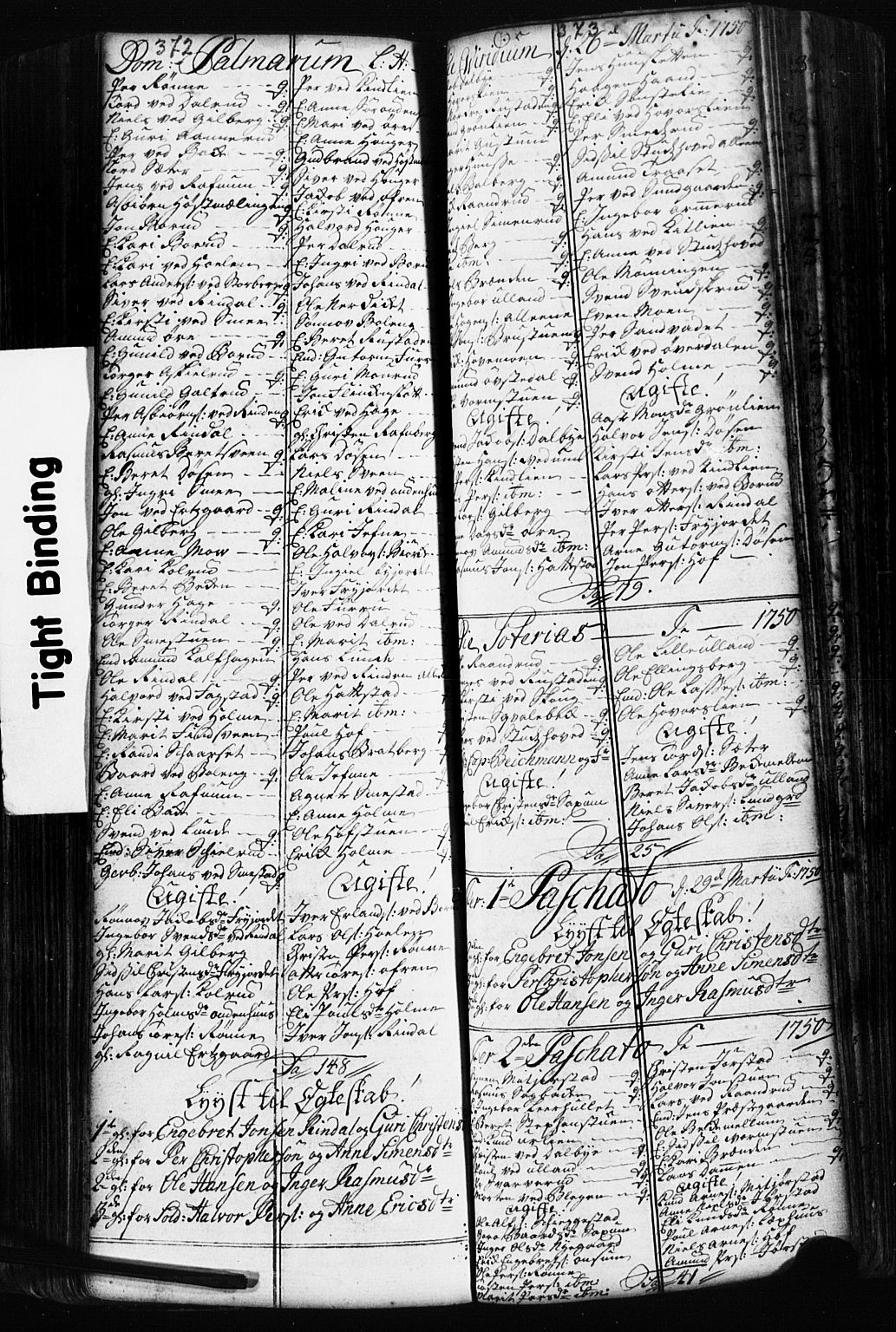 Fåberg prestekontor, SAH/PREST-086/H/Ha/Hab/L0002: Parish register (copy) no. 2, 1741-1756, p. 372-373