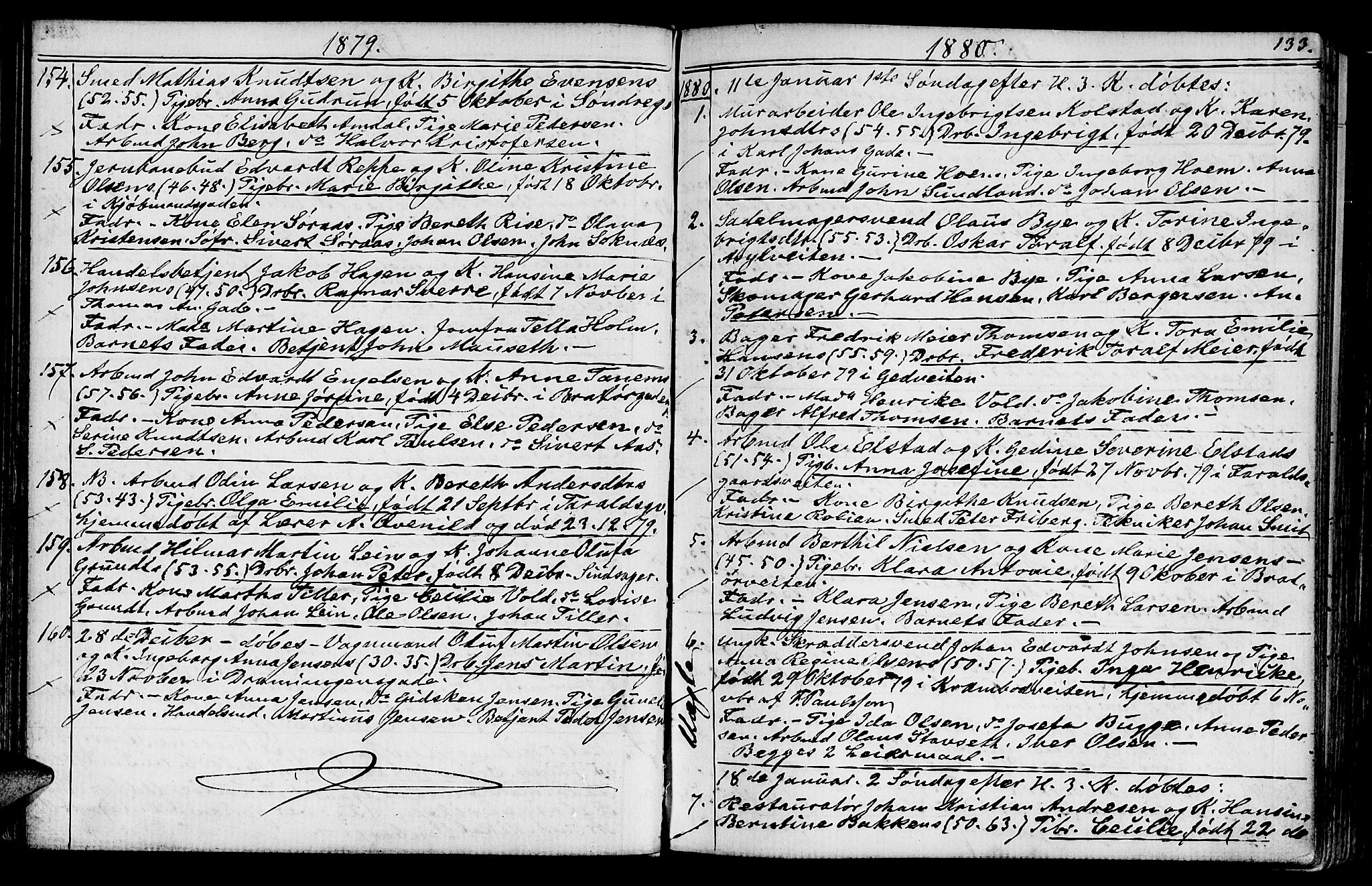 Ministerialprotokoller, klokkerbøker og fødselsregistre - Sør-Trøndelag, SAT/A-1456/602/L0142: Parish register (copy) no. 602C10, 1872-1894, p. 133