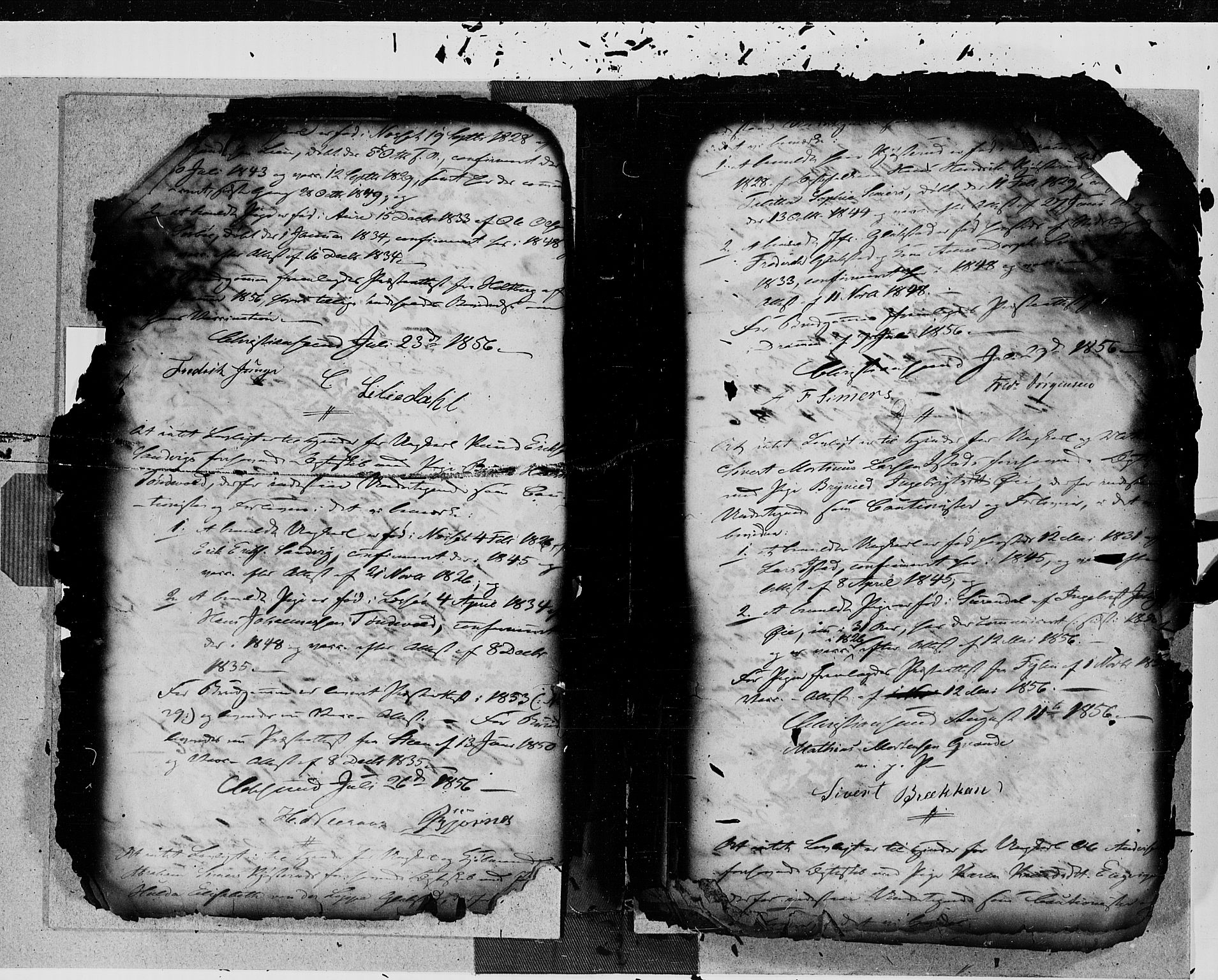 Kristiansund sokneprestkontor, AV/SAT-A-1068/1/I/I1: Best man's statements no. 17, 1855-1869, p. 9
