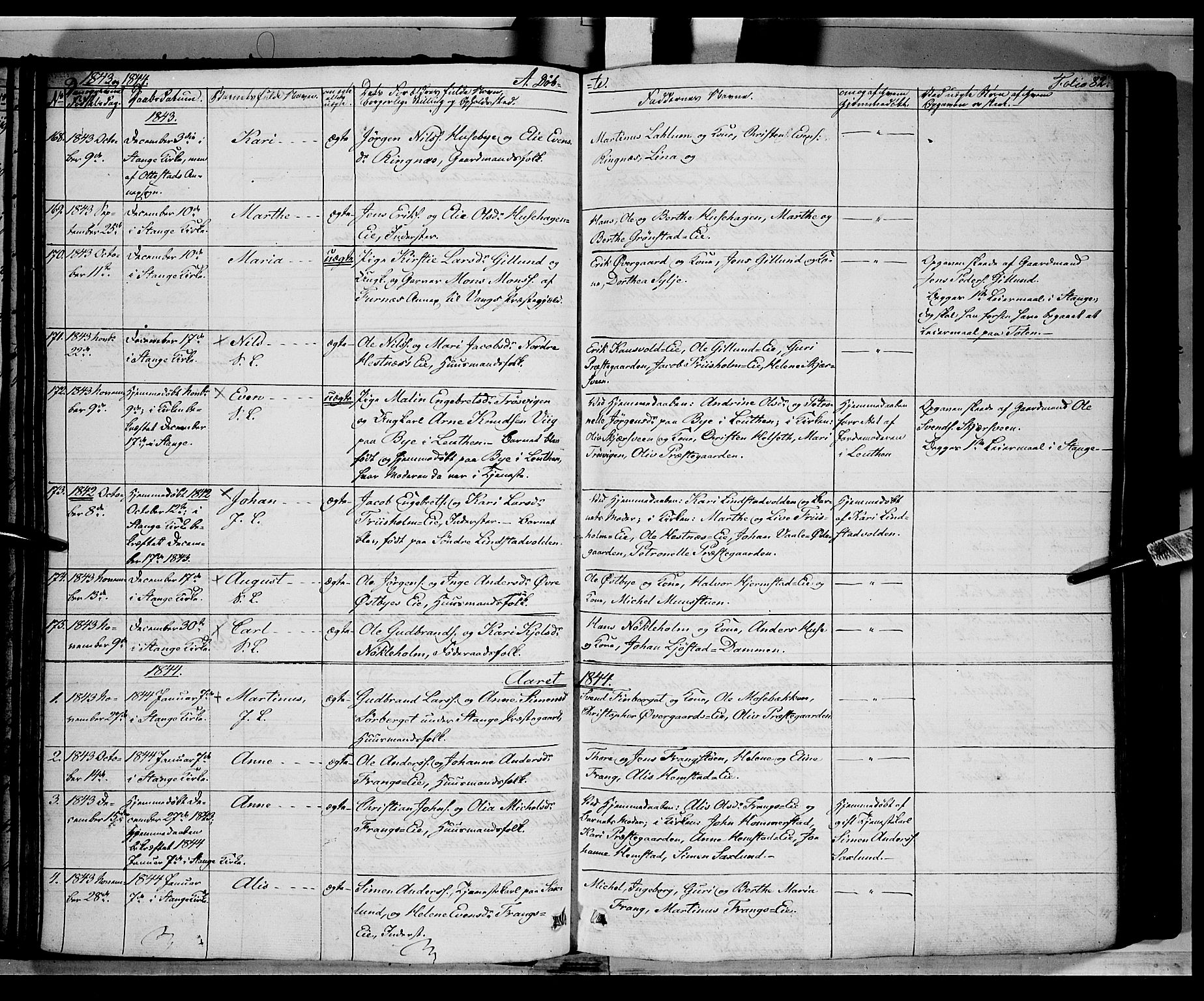 Stange prestekontor, AV/SAH-PREST-002/K/L0010: Parish register (official) no. 10, 1835-1845, p. 82