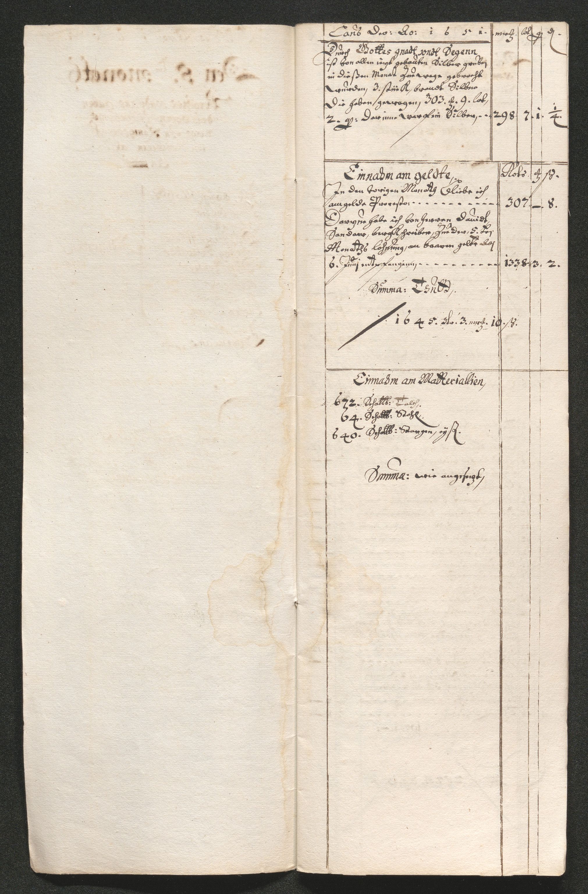 Kongsberg Sølvverk 1623-1816, SAKO/EA-3135/001/D/Dc/Dcd/L0034: Utgiftsregnskap for gruver m.m. , 1651-1659, p. 59