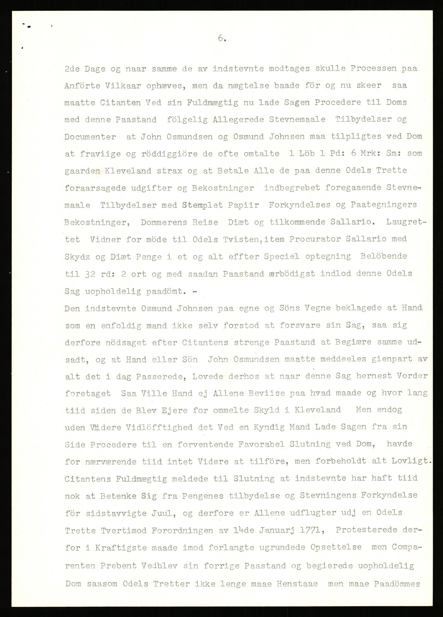 Statsarkivet i Stavanger, SAST/A-101971/03/Y/Yj/L0047: Avskrifter sortert etter gårdsnavn: Kirketeigen - Klovning, 1750-1930, p. 410