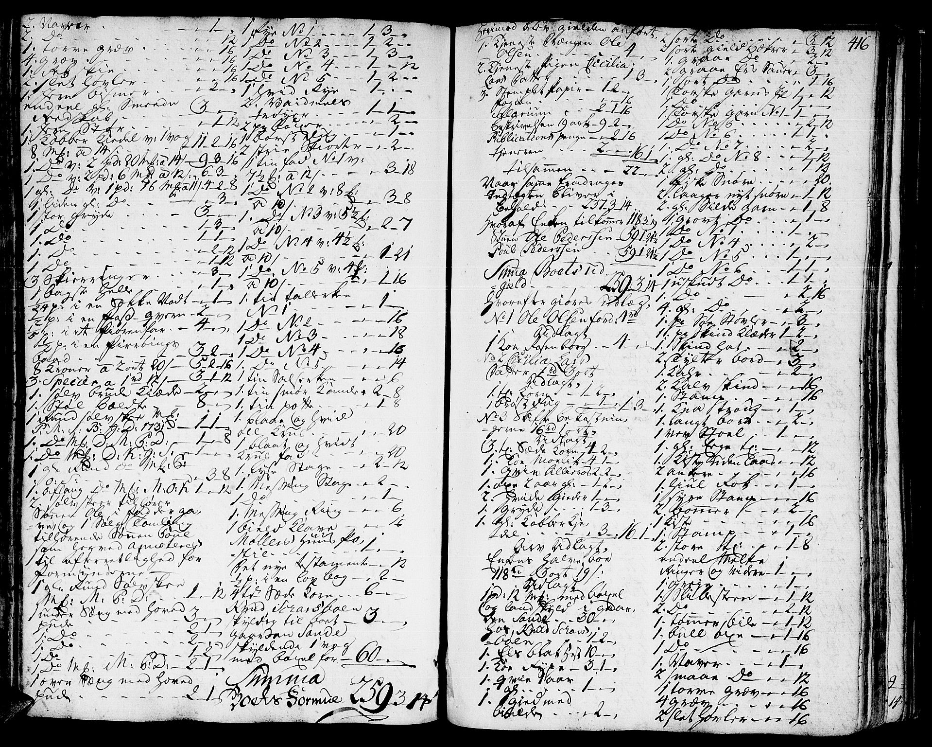 Romsdal sorenskriveri, SAT/A-4149/1/3/3A/L0010: Skifteprotokoll, 1774-1782, p. 415b-416a