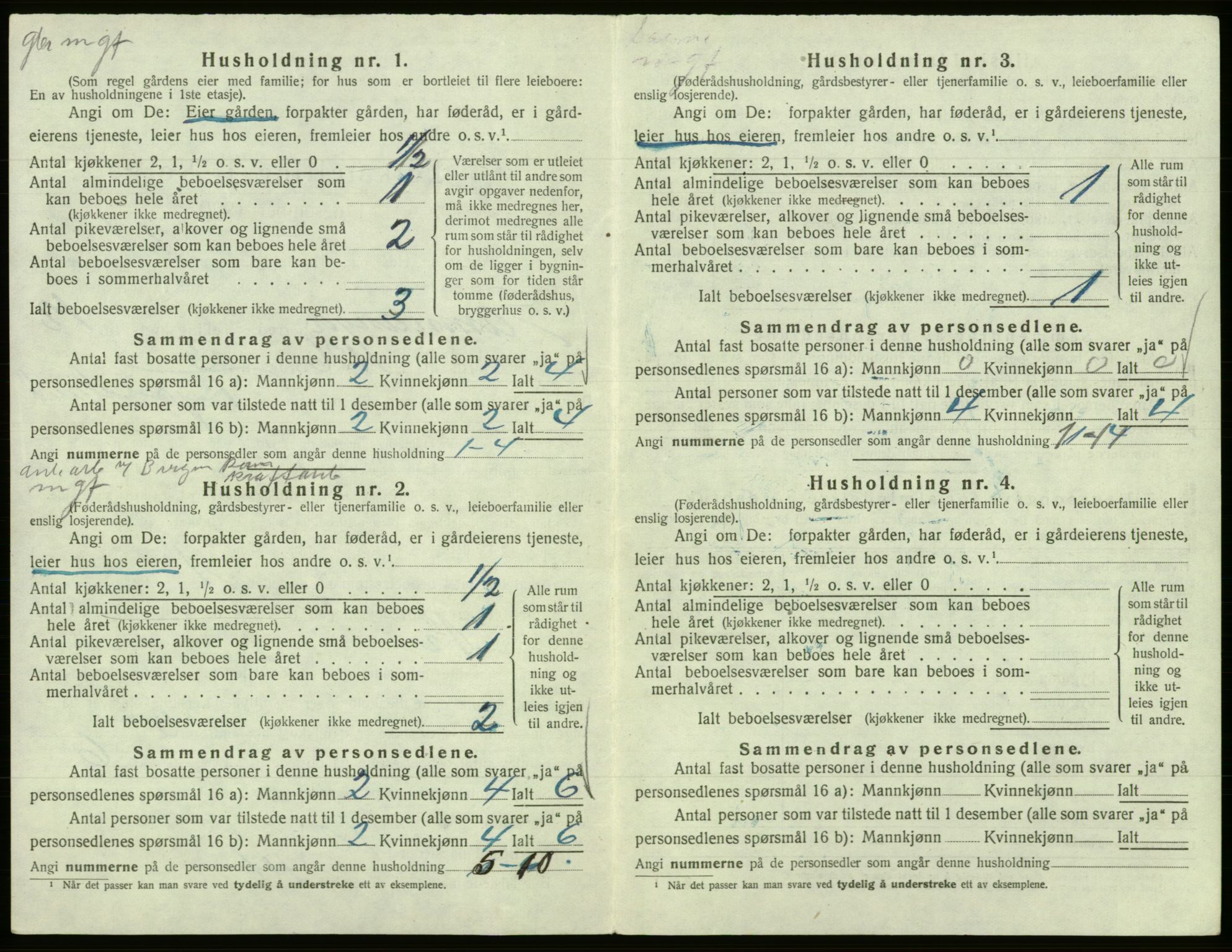 SAB, 1920 census for Samnanger, 1920, p. 672