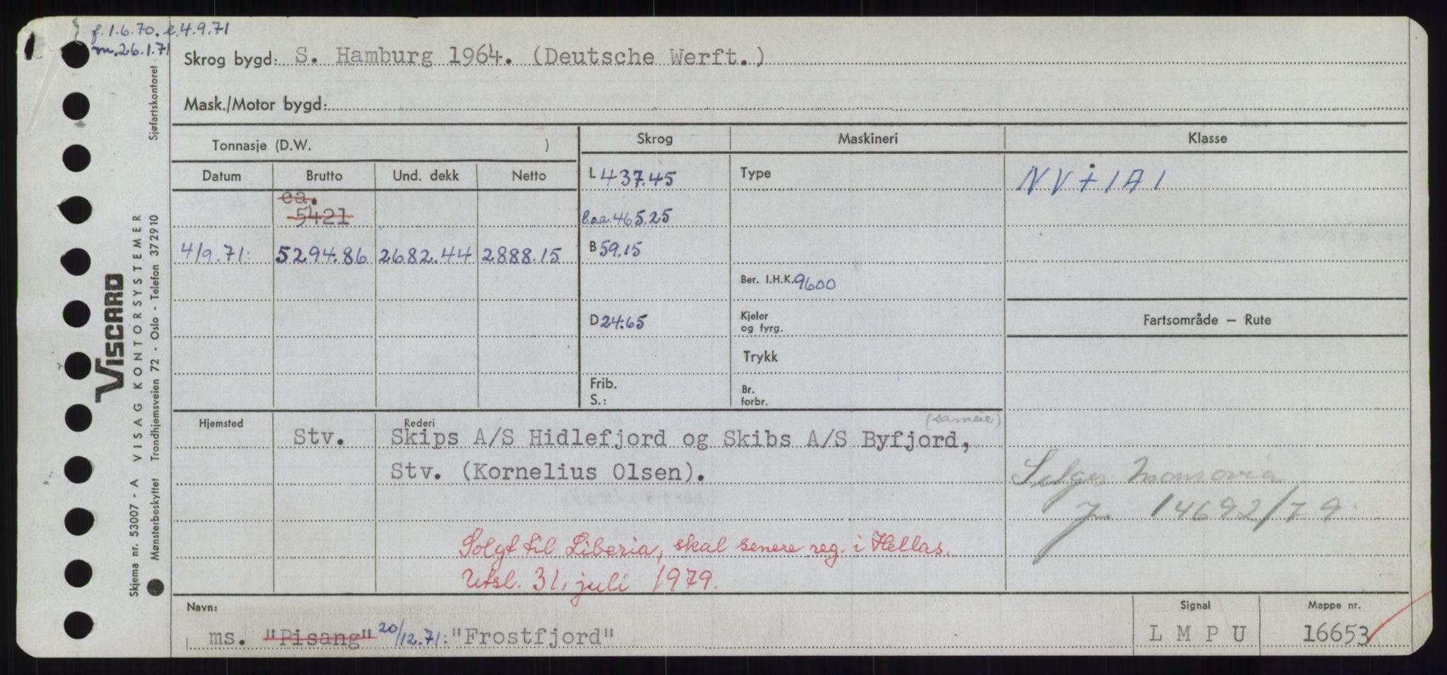 Sjøfartsdirektoratet med forløpere, Skipsmålingen, AV/RA-S-1627/H/Hd/L0011: Fartøy, Fla-Får, p. 527