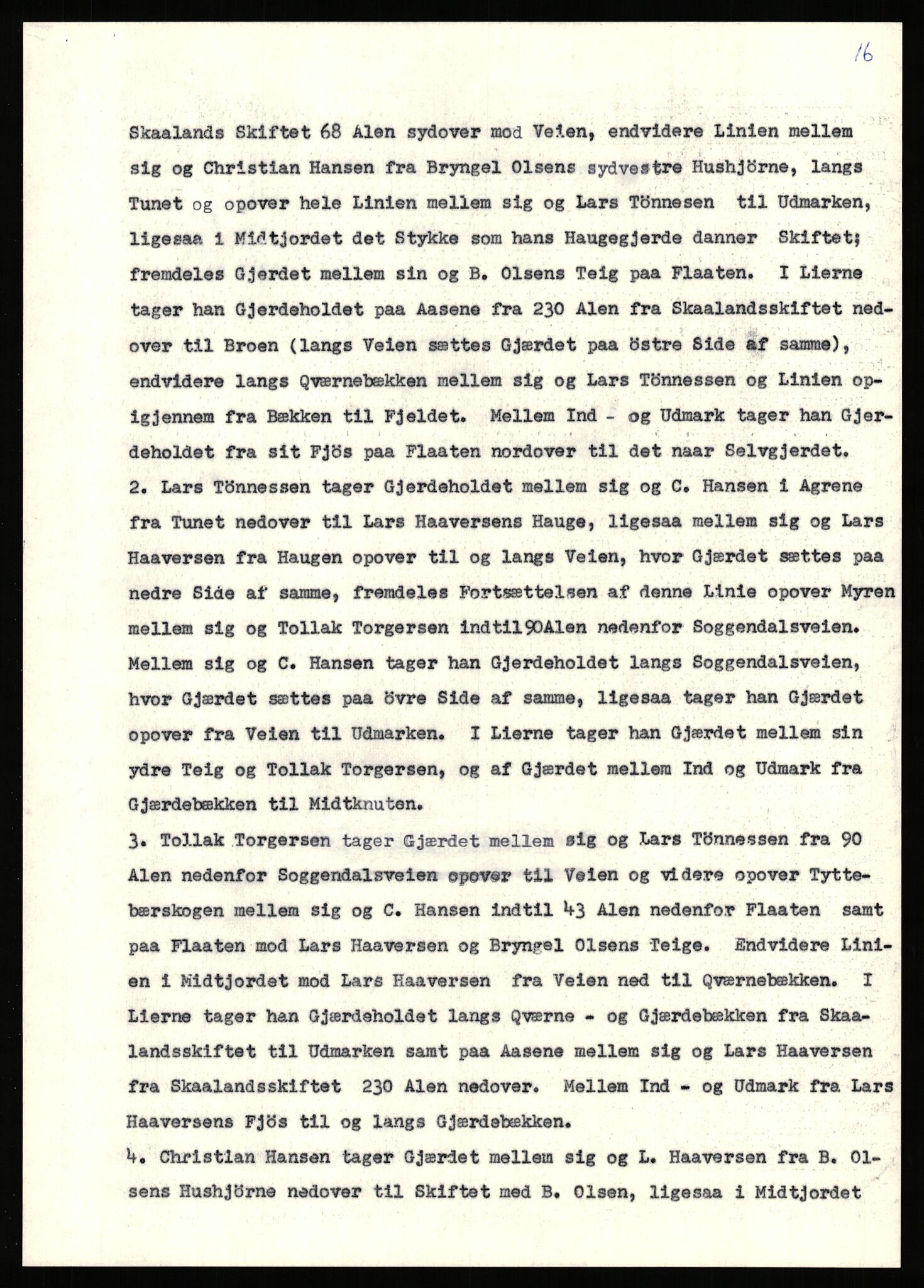 Statsarkivet i Stavanger, AV/SAST-A-101971/03/Y/Yj/L0028: Avskrifter sortert etter gårdsnavn: Gudla - Haga i Håland, 1750-1930, p. 264