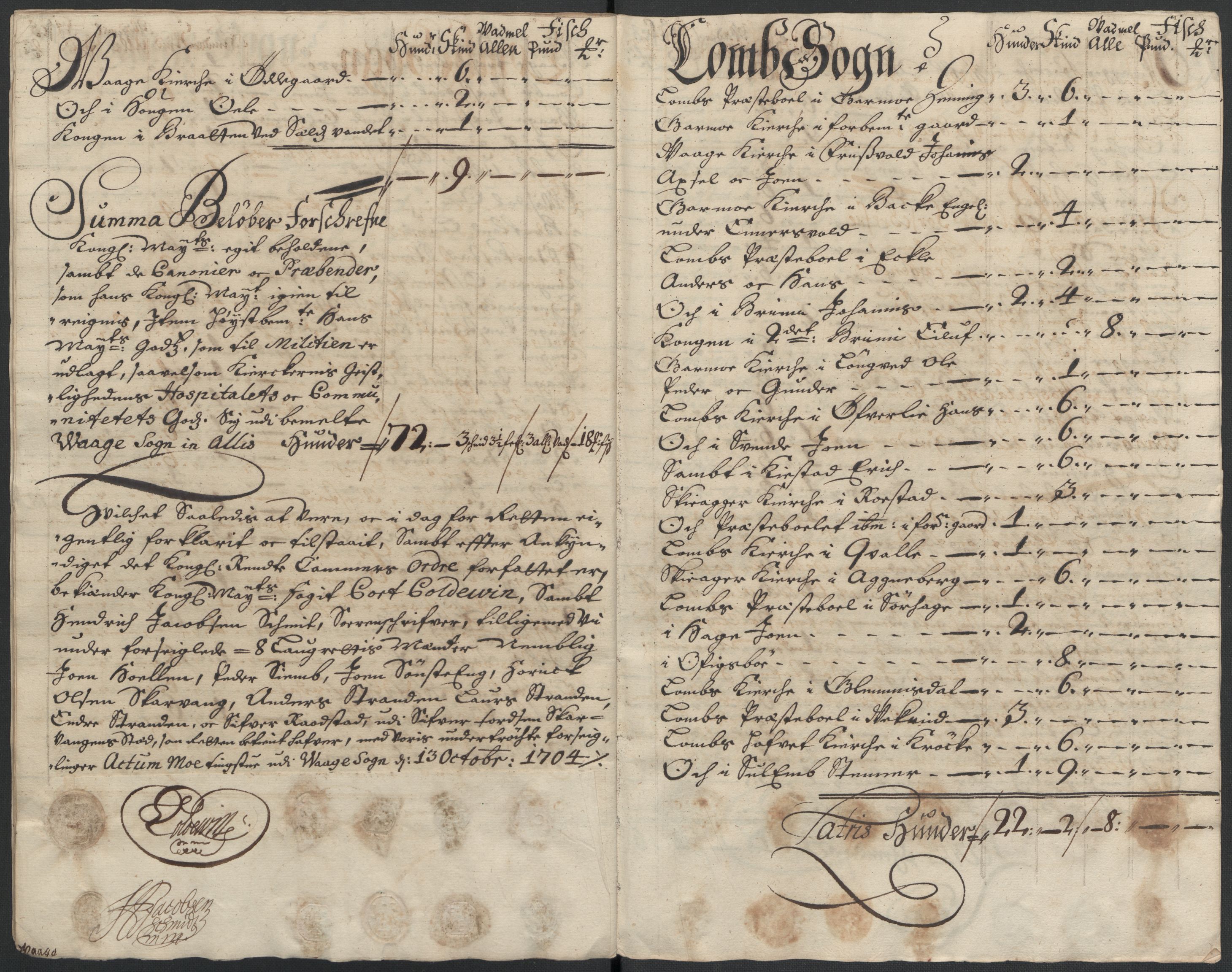 Rentekammeret inntil 1814, Reviderte regnskaper, Fogderegnskap, RA/EA-4092/R17/L1177: Fogderegnskap Gudbrandsdal, 1704, p. 195