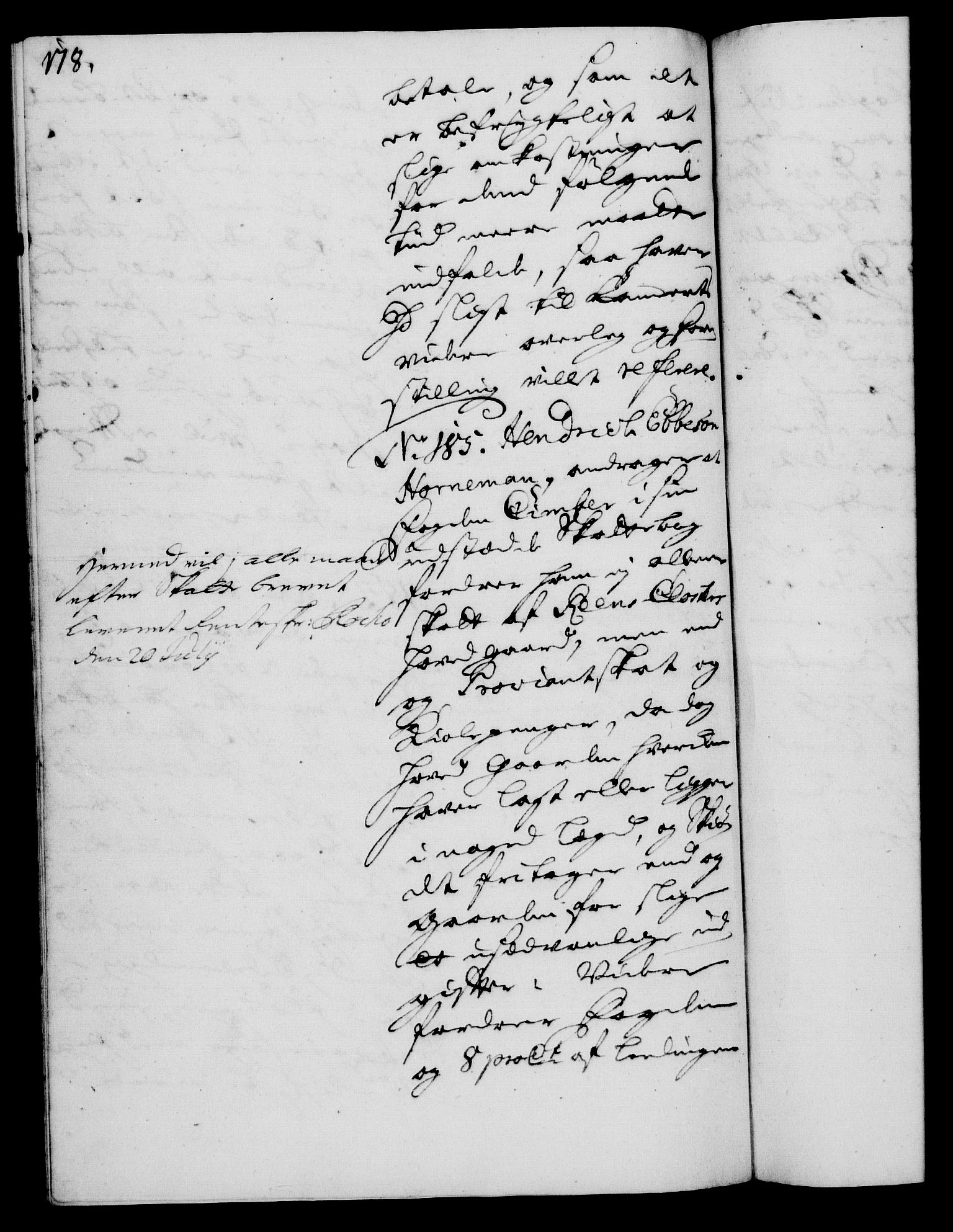 Rentekammeret, Kammerkanselliet, AV/RA-EA-3111/G/Gh/Gha/L0010: Norsk ekstraktmemorialprotokoll (merket RK 53.55), 1728, p. 178