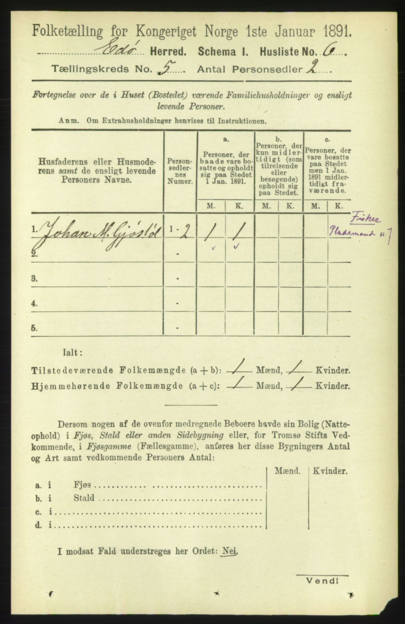 RA, 1891 census for 1573 Edøy, 1891, p. 1182