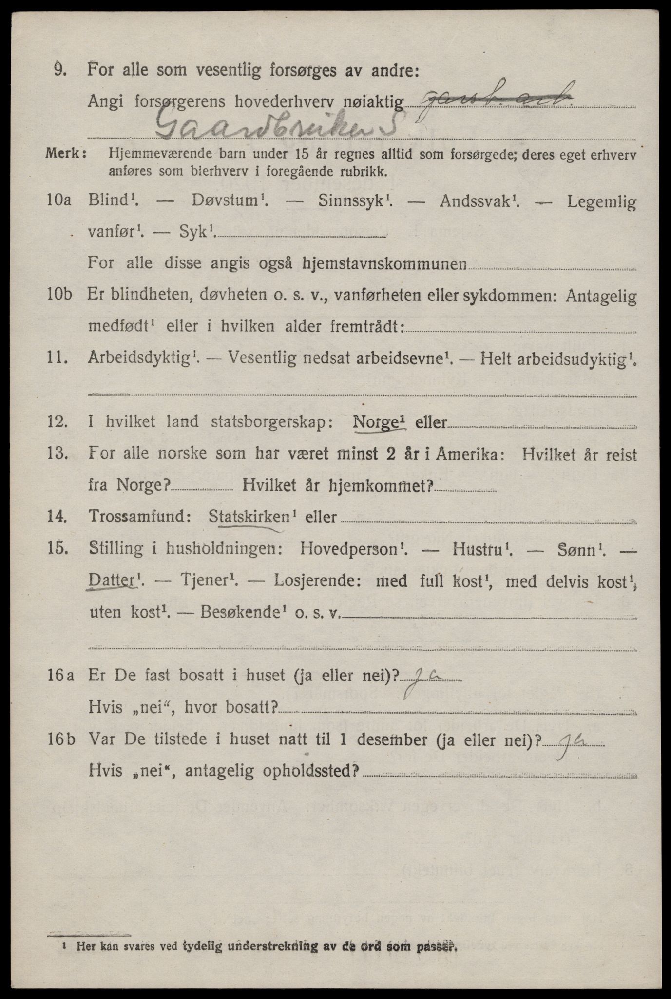 SAKO, 1920 census for Kviteseid, 1920, p. 4130