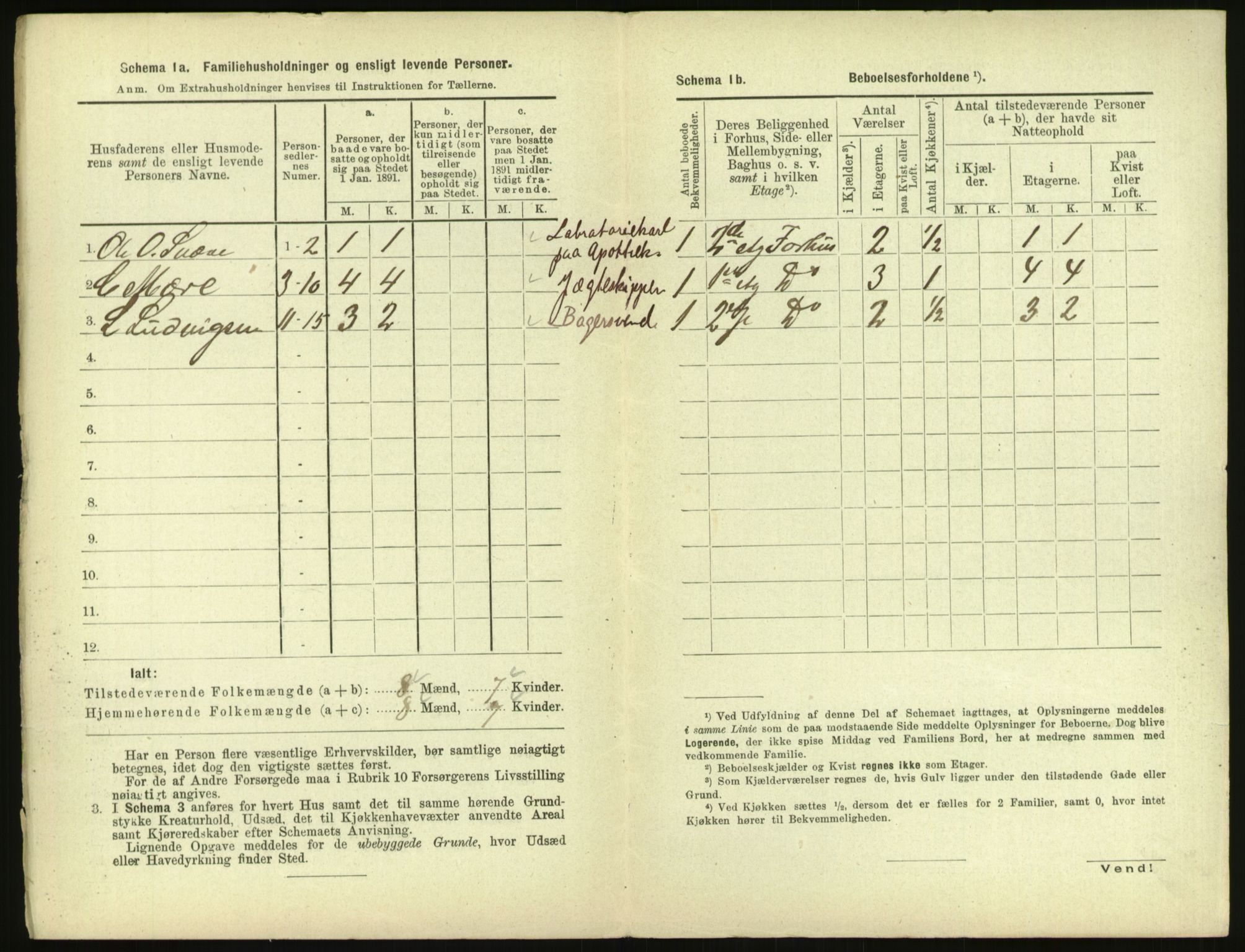 RA, 1891 census for 1601 Trondheim, 1891, p. 2069