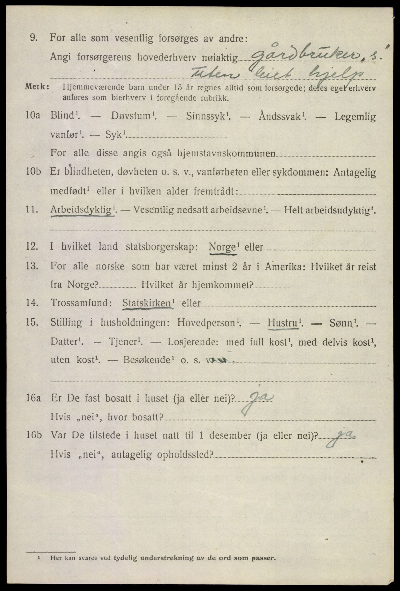 SAKO, 1920 census for Andebu, 1920, p. 5313