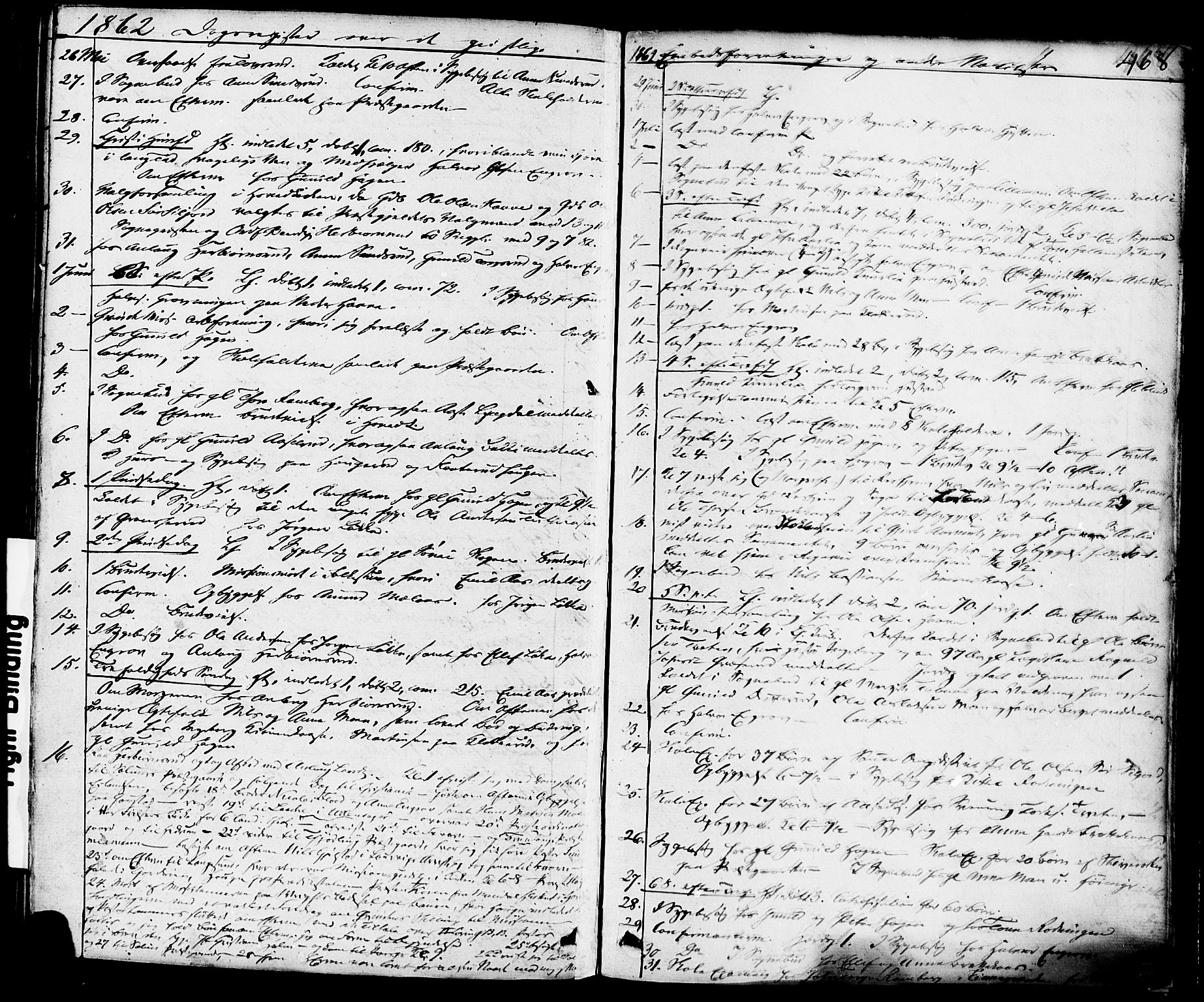 Heddal kirkebøker, AV/SAKO-A-268/F/Fa/L0006: Parish register (official) no. I 6, 1837-1854, p. 468