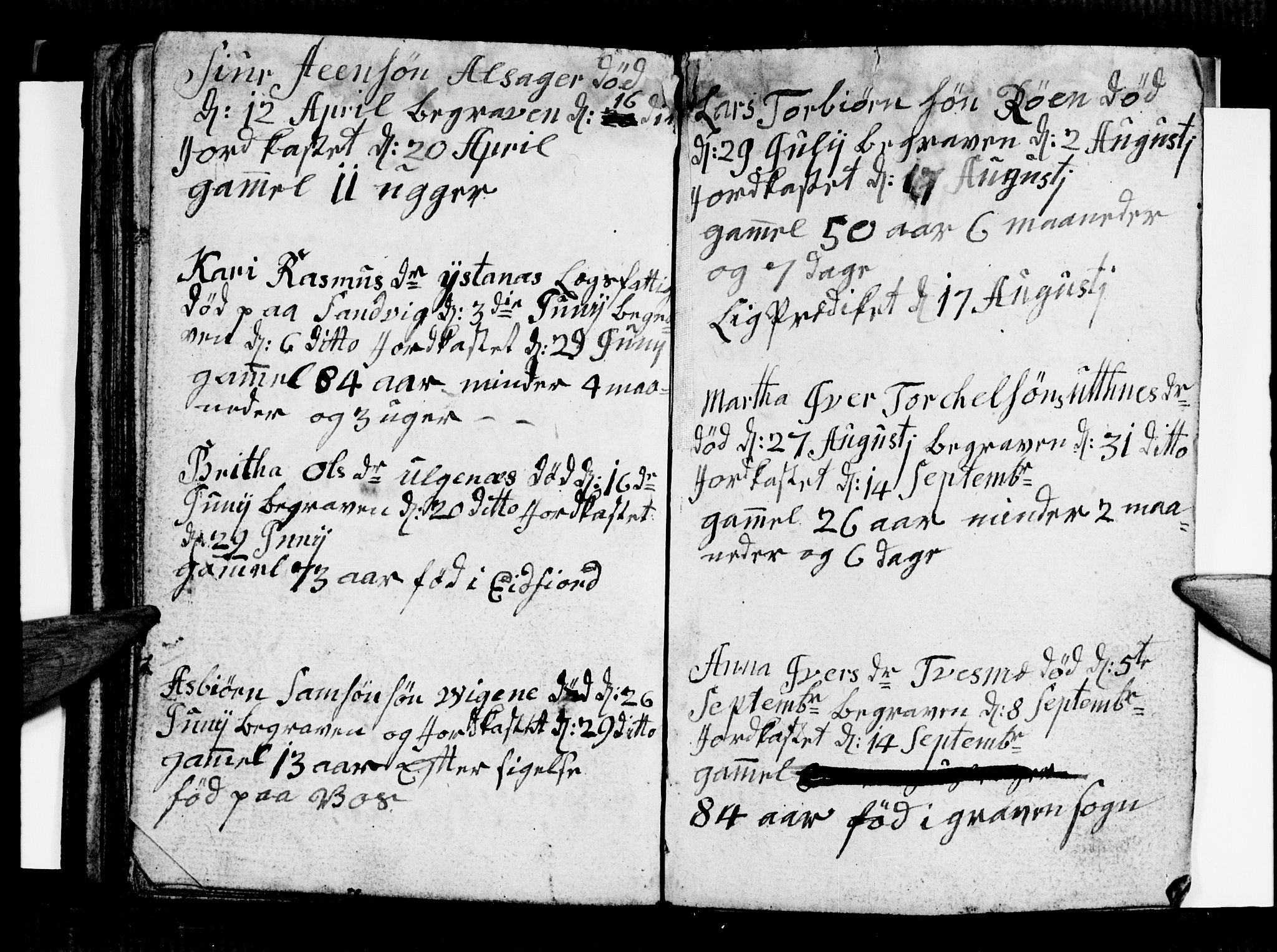 Ullensvang sokneprestembete, AV/SAB-A-78701/H/Hab: Parish register (copy) no. E 3, 1797-1800