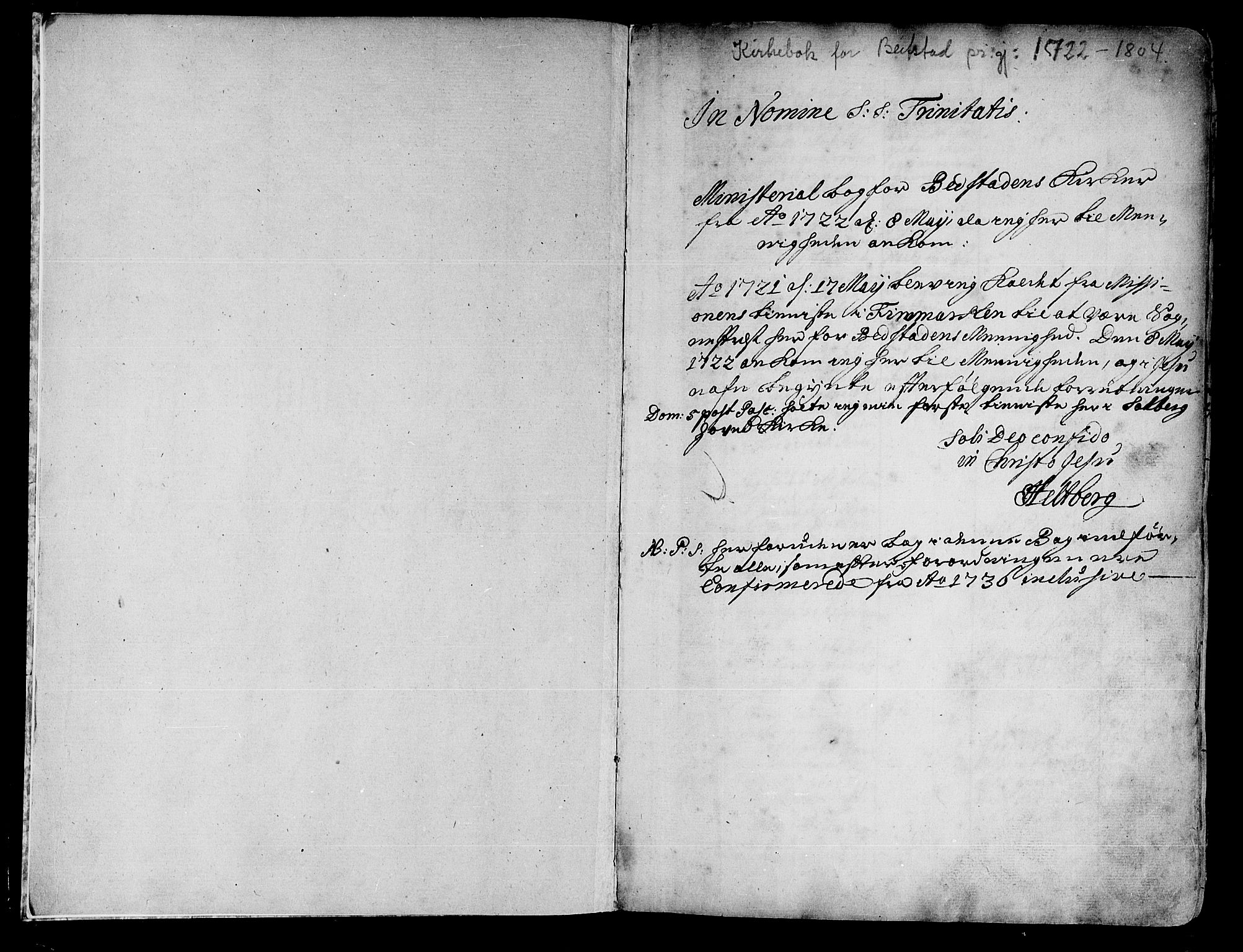 Ministerialprotokoller, klokkerbøker og fødselsregistre - Nord-Trøndelag, AV/SAT-A-1458/741/L0385: Parish register (official) no. 741A01, 1722-1815