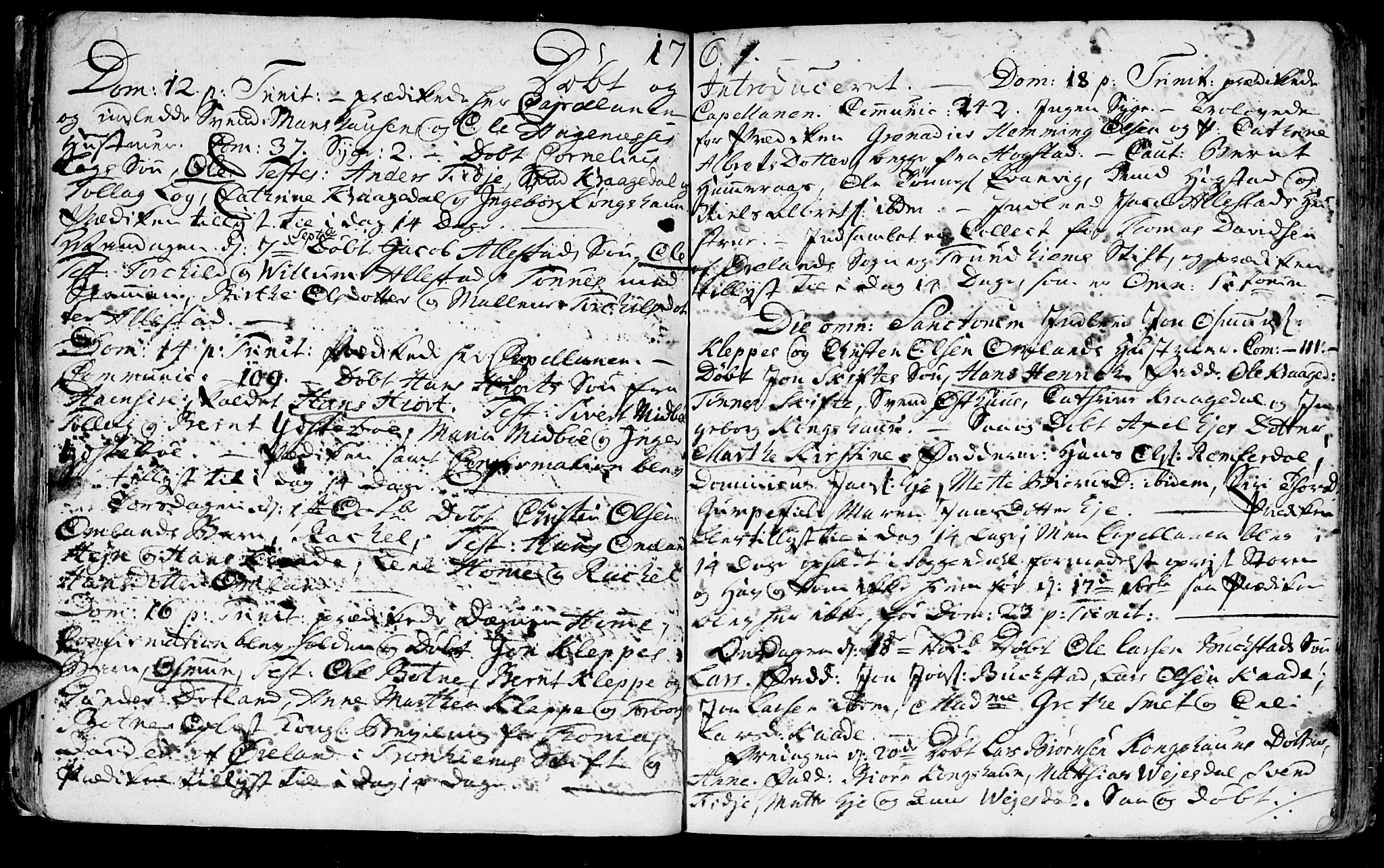 Flekkefjord sokneprestkontor, SAK/1111-0012/F/Fa/Fab/L0001: Parish register (official) no. A 1, 1750-1780, p. 70-71
