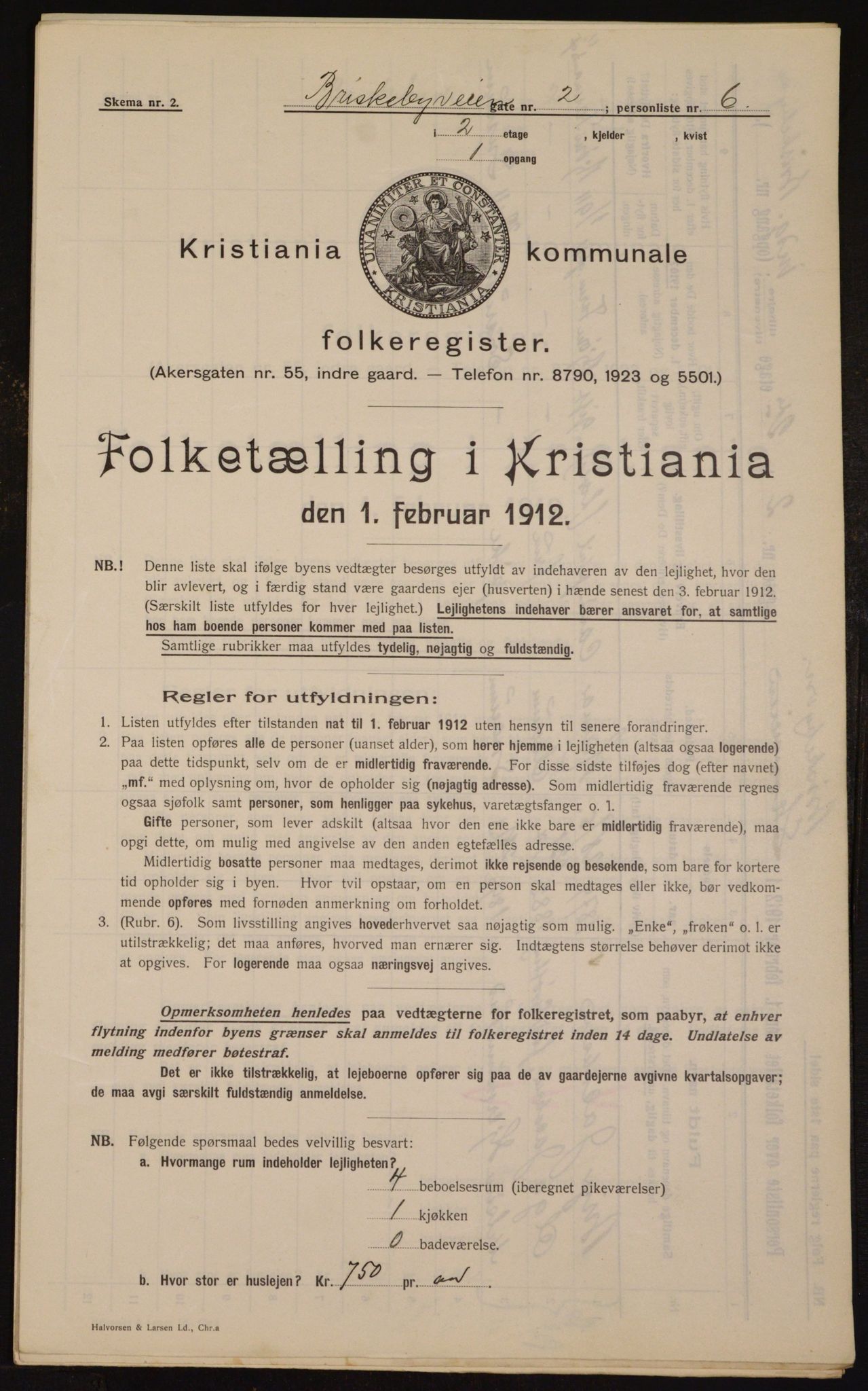 OBA, Municipal Census 1912 for Kristiania, 1912, p. 9029