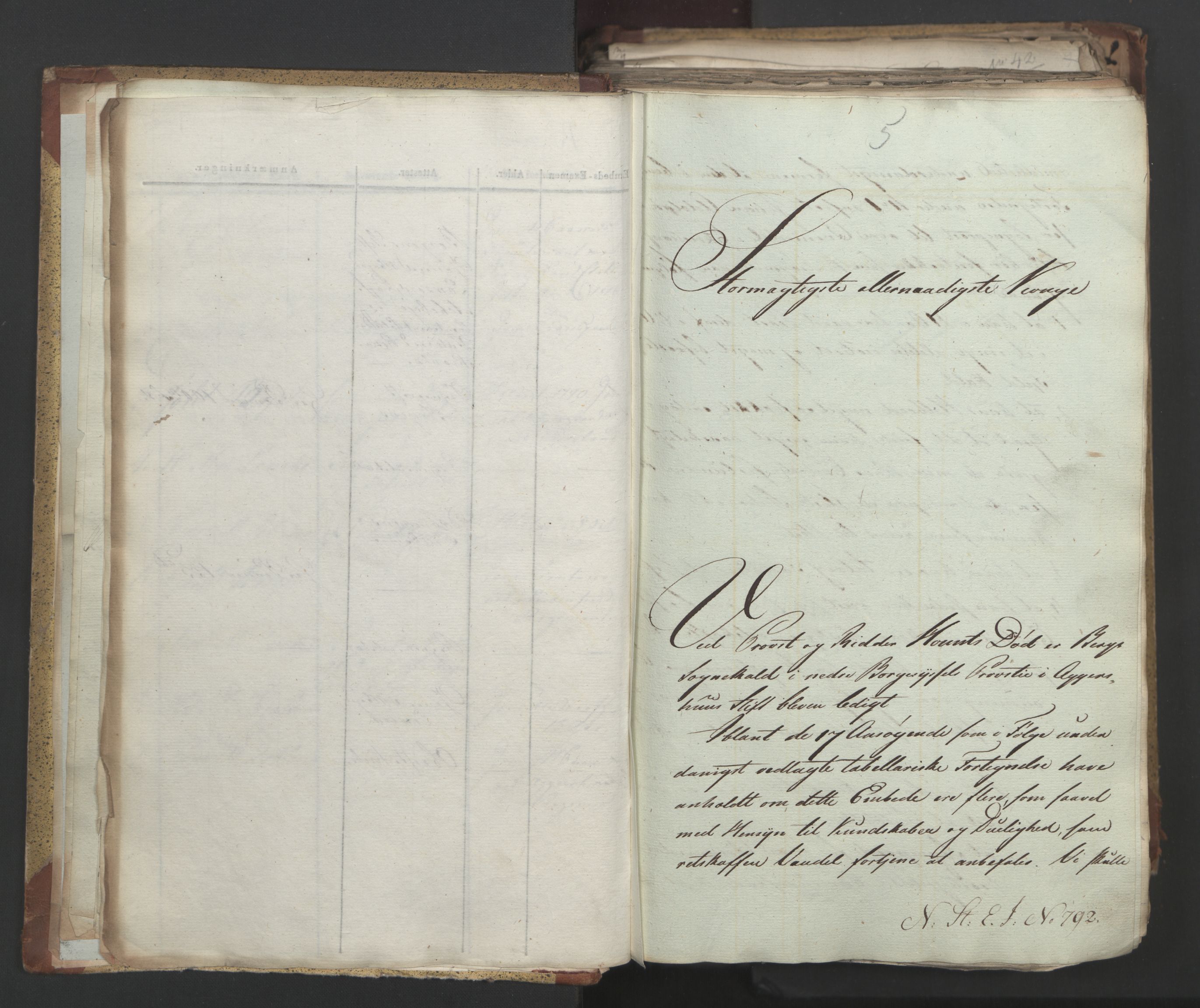 Statsrådsavdelingen i Stockholm, AV/RA-S-1003/D/Da/L0004: Regjeringsinnstillinger nr. 788-999, 1815, p. 14