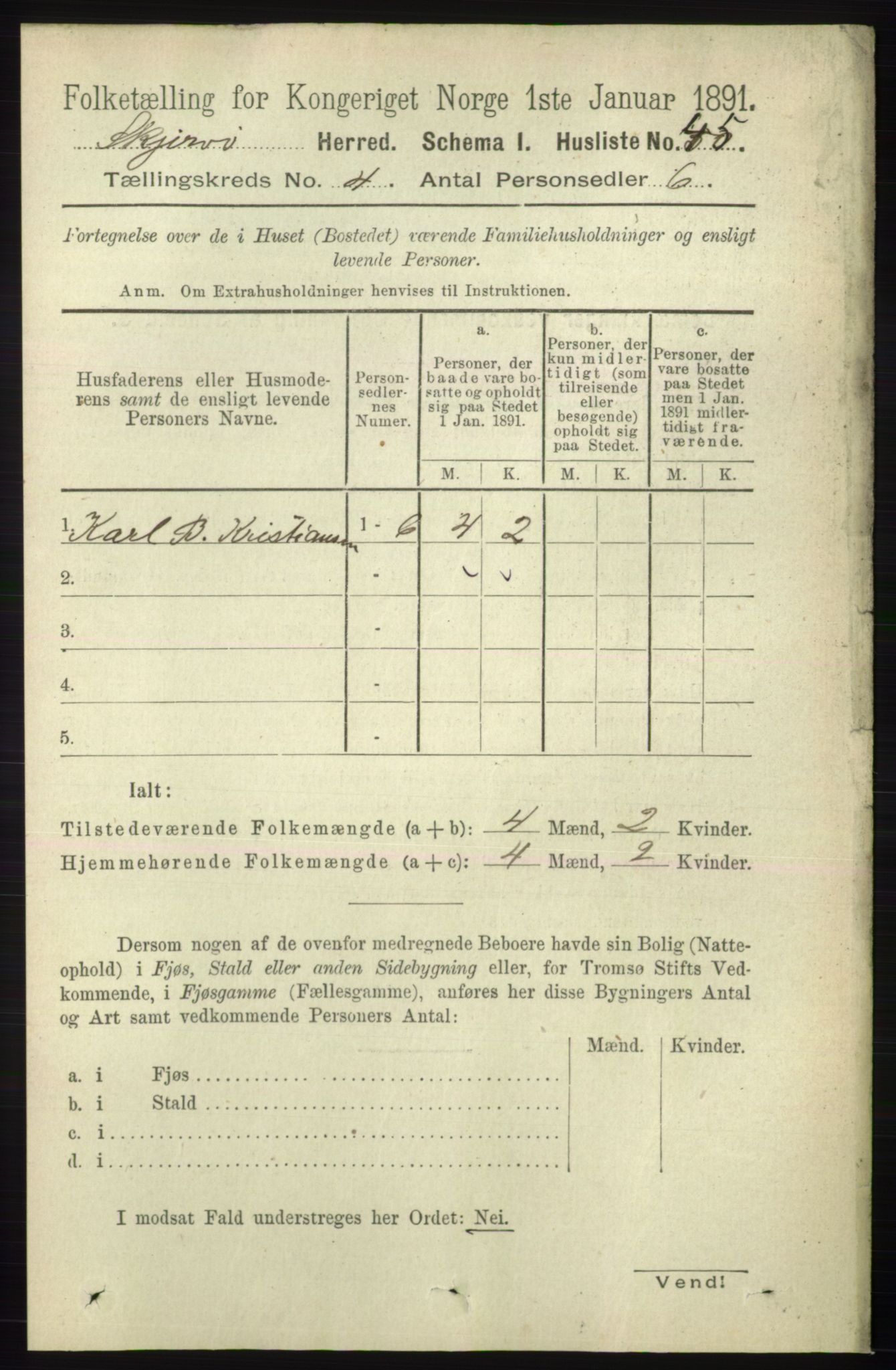 RA, 1891 census for 1941 Skjervøy, 1891, p. 2268