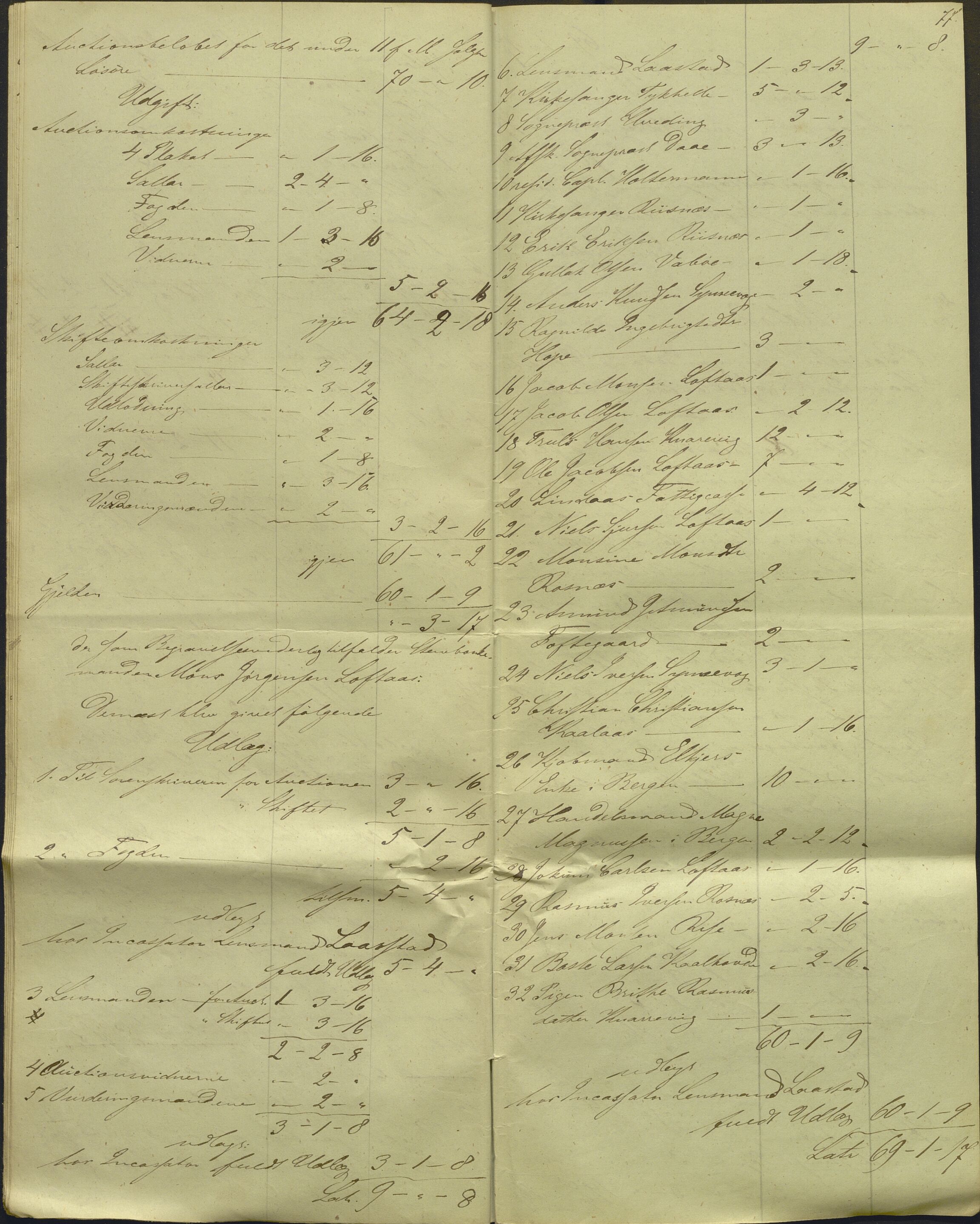 Nordhordland sorenskrivar, AV/SAB-A-2901/1/H/Hd/Hdb/L0001: Konsept til utlodningar, 1850-1852, p. 89