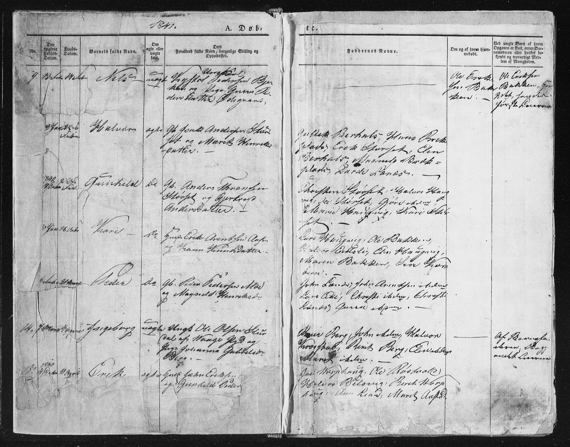 Ministerialprotokoller, klokkerbøker og fødselsregistre - Sør-Trøndelag, SAT/A-1456/630/L0493: Parish register (official) no. 630A06, 1841-1851, p. 3