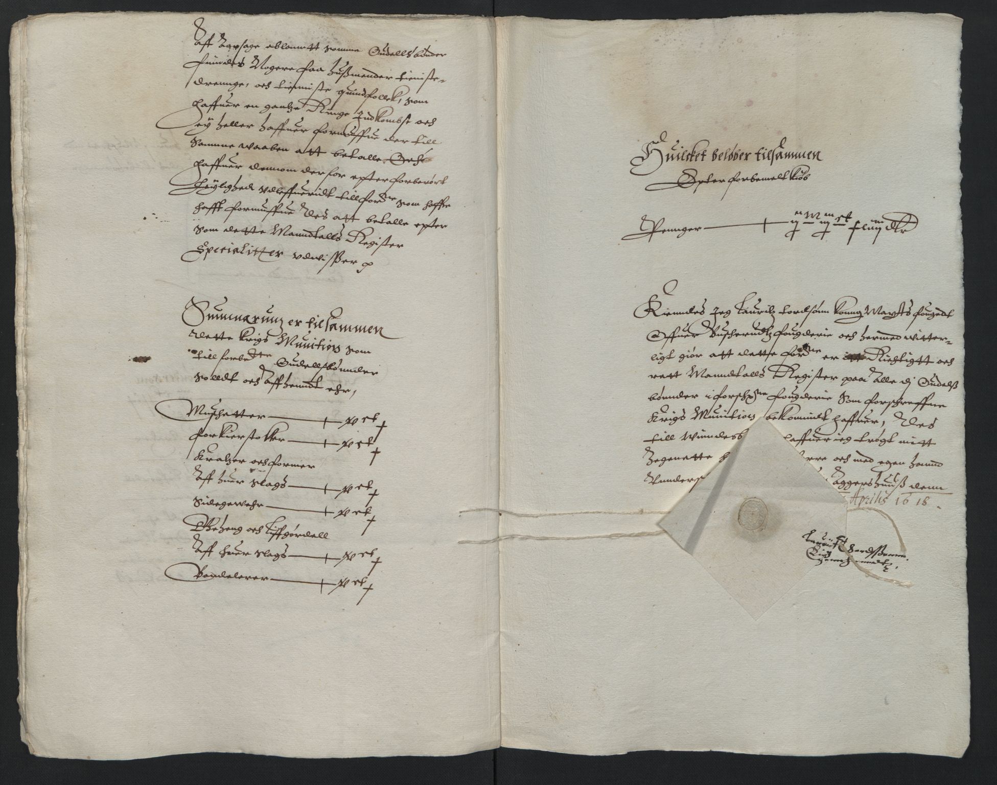 Rentekammeret inntil 1814, Reviderte regnskaper, Lensregnskaper, AV/RA-EA-5023/R/Rb/Rba/L0046: Akershus len, 1617-1618