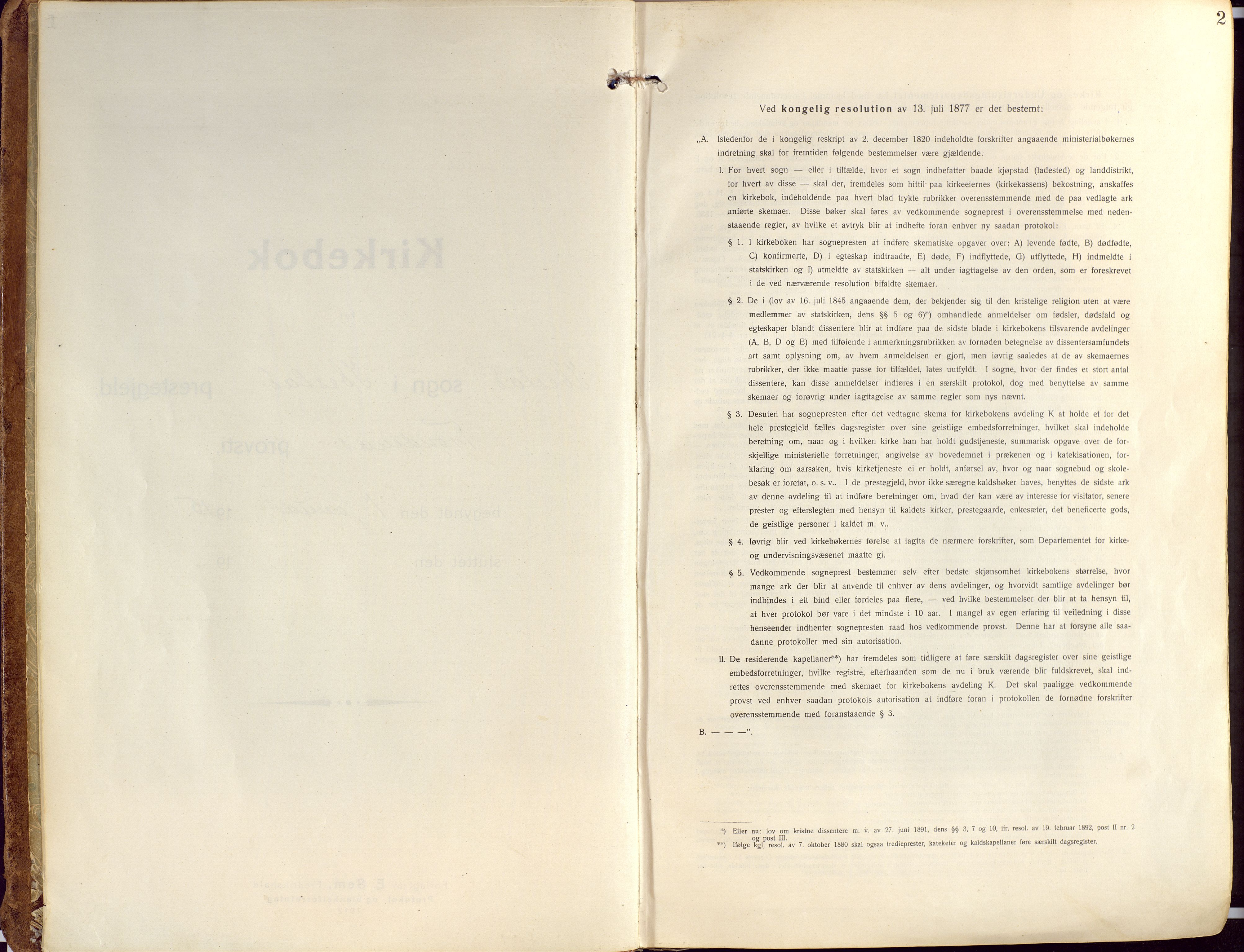 Ibestad sokneprestembete, SATØ/S-0077/H/Ha/Haa/L0018kirke: Parish register (official) no. 18, 1915-1929, p. 2