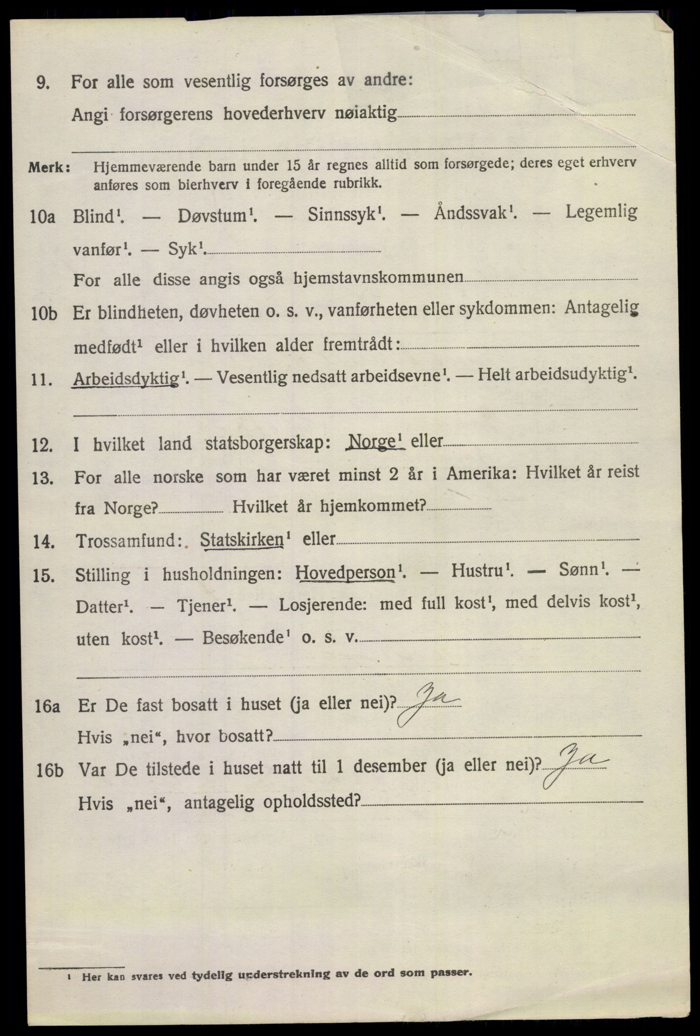 SAKO, 1920 census for Ådal, 1920, p. 1611