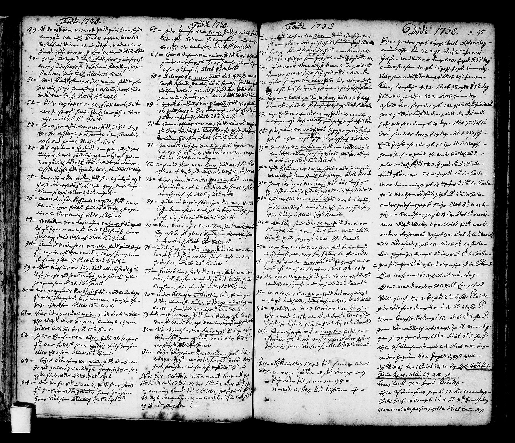 Skjeberg prestekontor Kirkebøker, AV/SAO-A-10923/F/Fa/L0002: Parish register (official) no. I 2, 1726-1791, p. 35