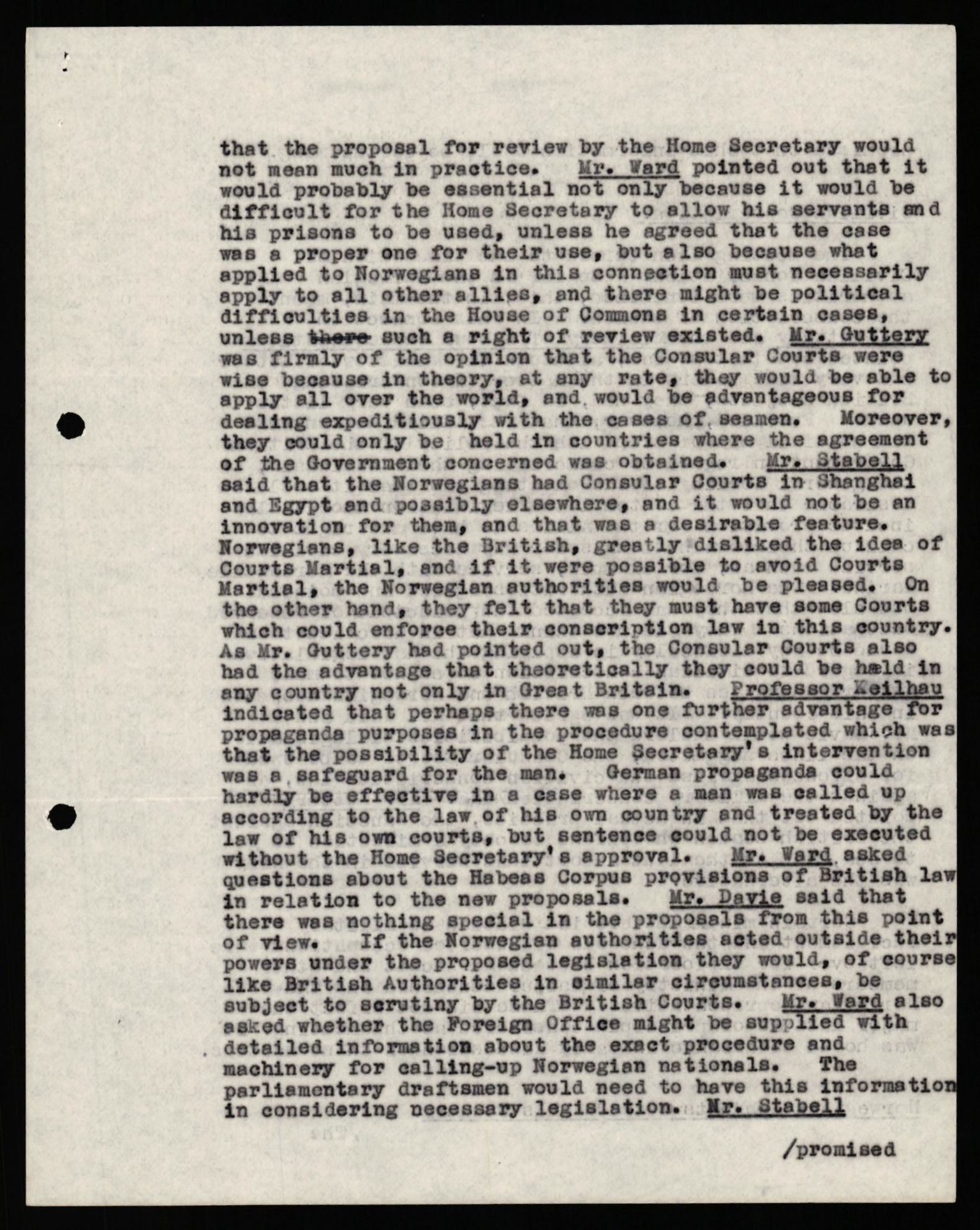 Forsvaret, Forsvarets krigshistoriske avdeling, AV/RA-RAFA-2017/Y/Yf/L0210: II.C.11.2130-2136 - Den norske regjering i London., 1940-1959, p. 394