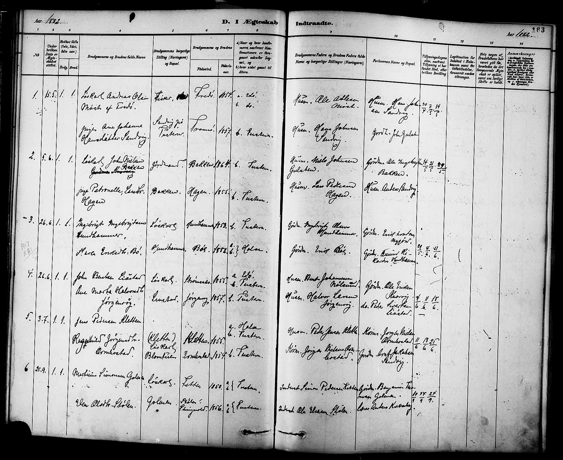 Ministerialprotokoller, klokkerbøker og fødselsregistre - Møre og Romsdal, AV/SAT-A-1454/577/L0896: Parish register (official) no. 577A03, 1880-1898, p. 163