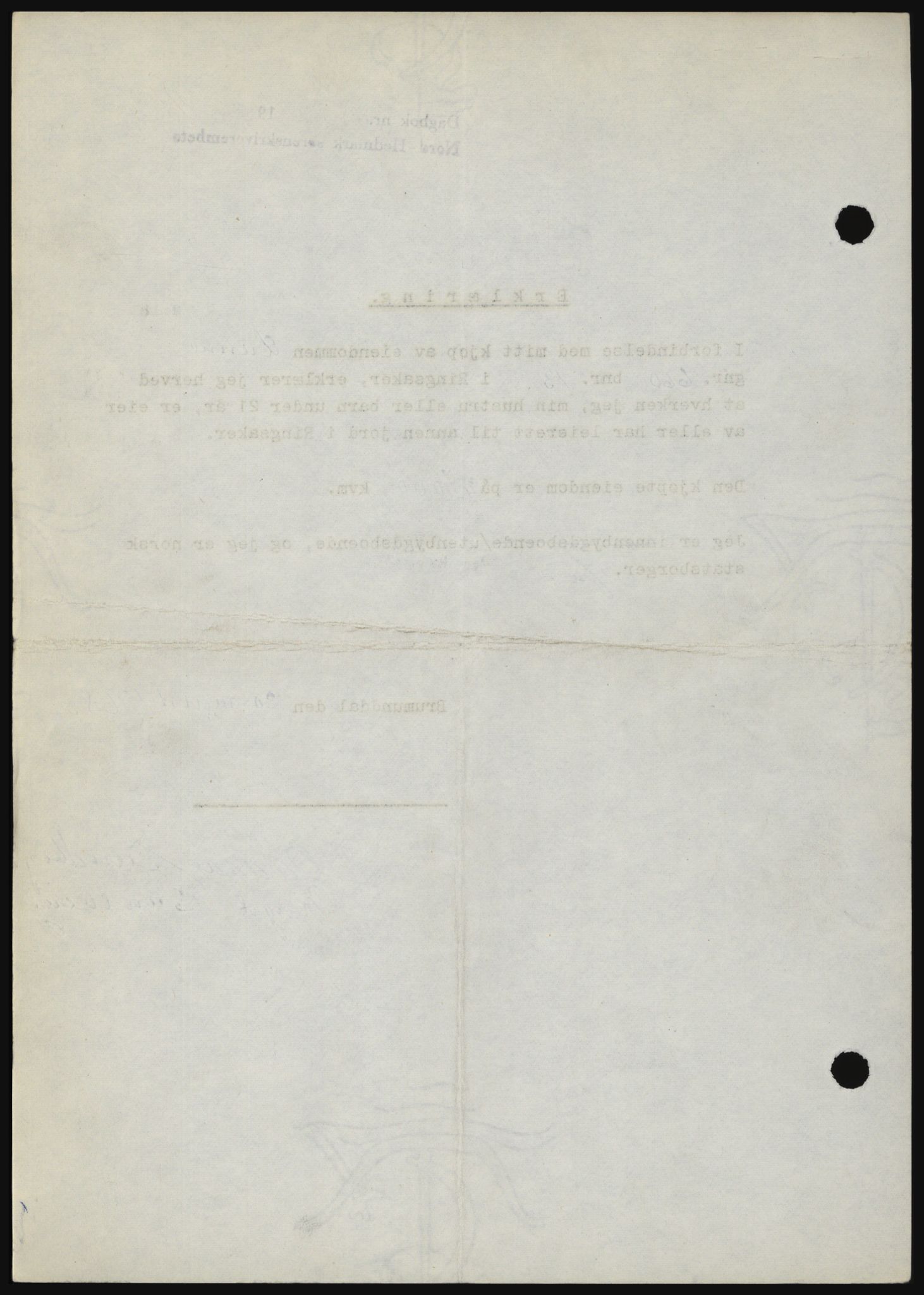 Nord-Hedmark sorenskriveri, SAH/TING-012/H/Hc/L0028: Mortgage book no. 28, 1968-1968, Diary no: : 4411/1968