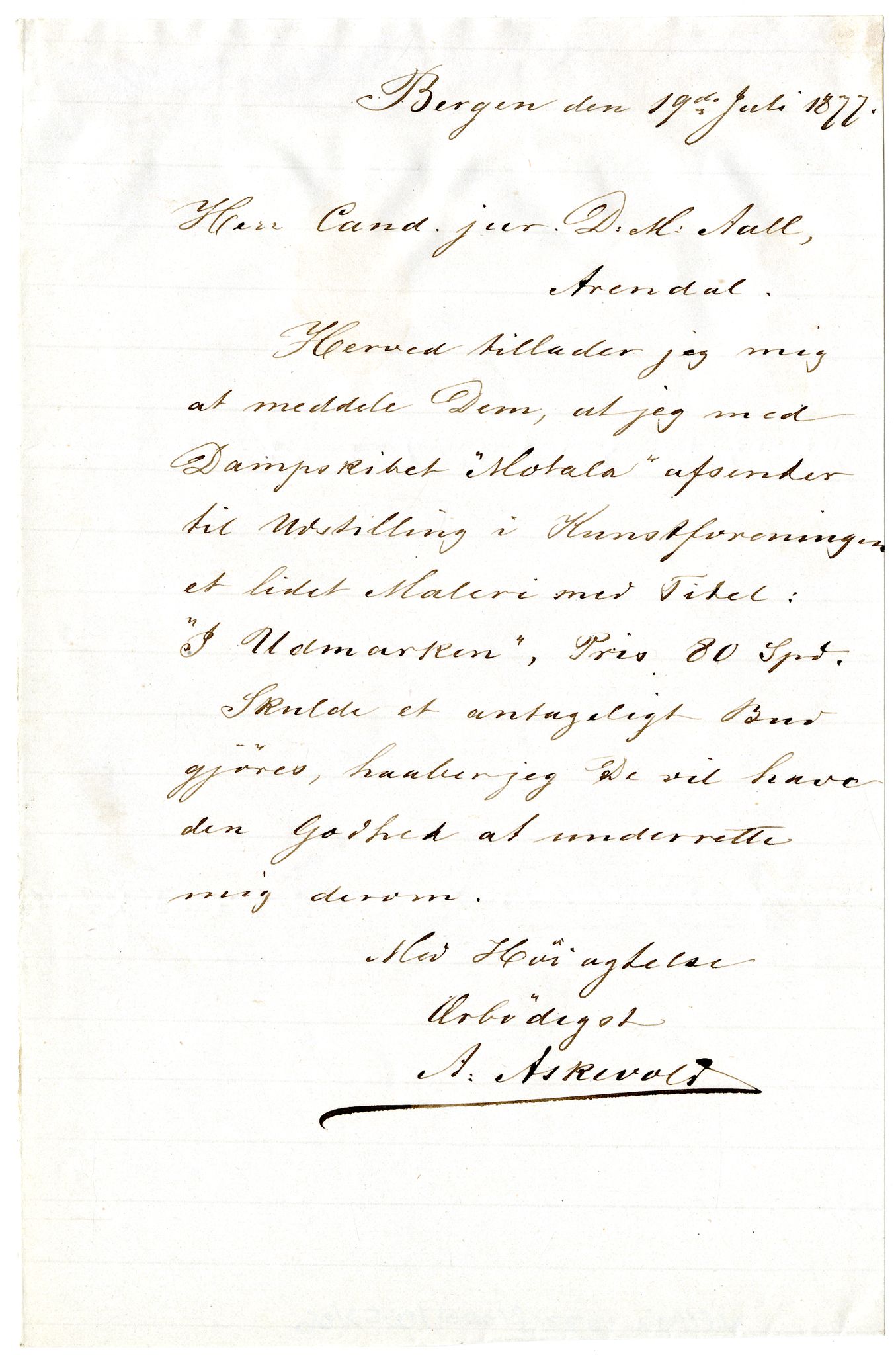 Diderik Maria Aalls brevsamling, NF/Ark-1023/F/L0001: D.M. Aalls brevsamling. A - B, 1738-1889, p. 600