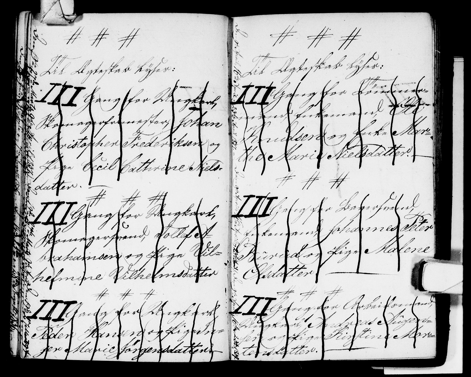Strømsø kirkebøker, AV/SAKO-A-246/H/Ha/L0001: Banns register no. 1, 1836-1850
