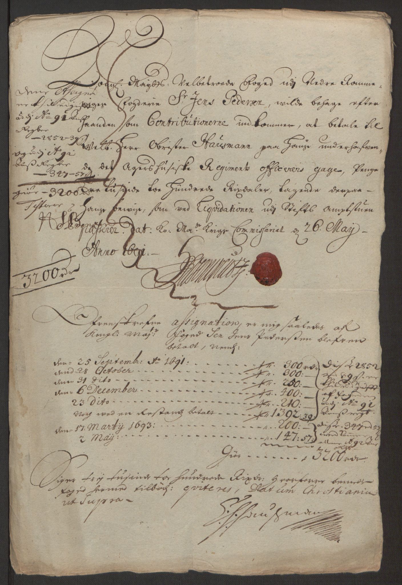 Rentekammeret inntil 1814, Reviderte regnskaper, Fogderegnskap, AV/RA-EA-4092/R11/L0575: Fogderegnskap Nedre Romerike, 1691, p. 214