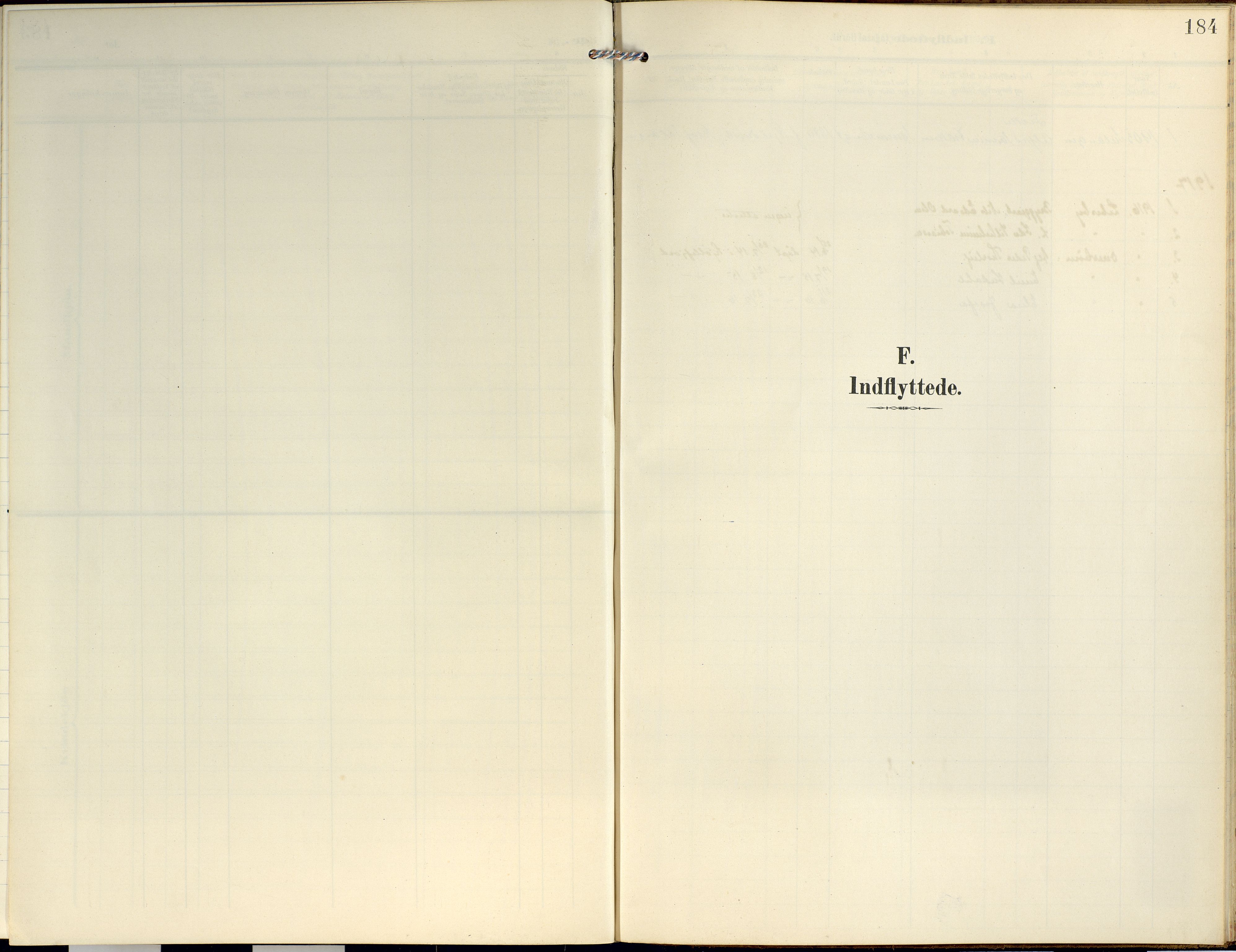 Lyngen sokneprestembete, SATØ/S-1289/H/He/Hea/L0014kirke: Parish register (official) no. 14, 1905-1920, p. 184