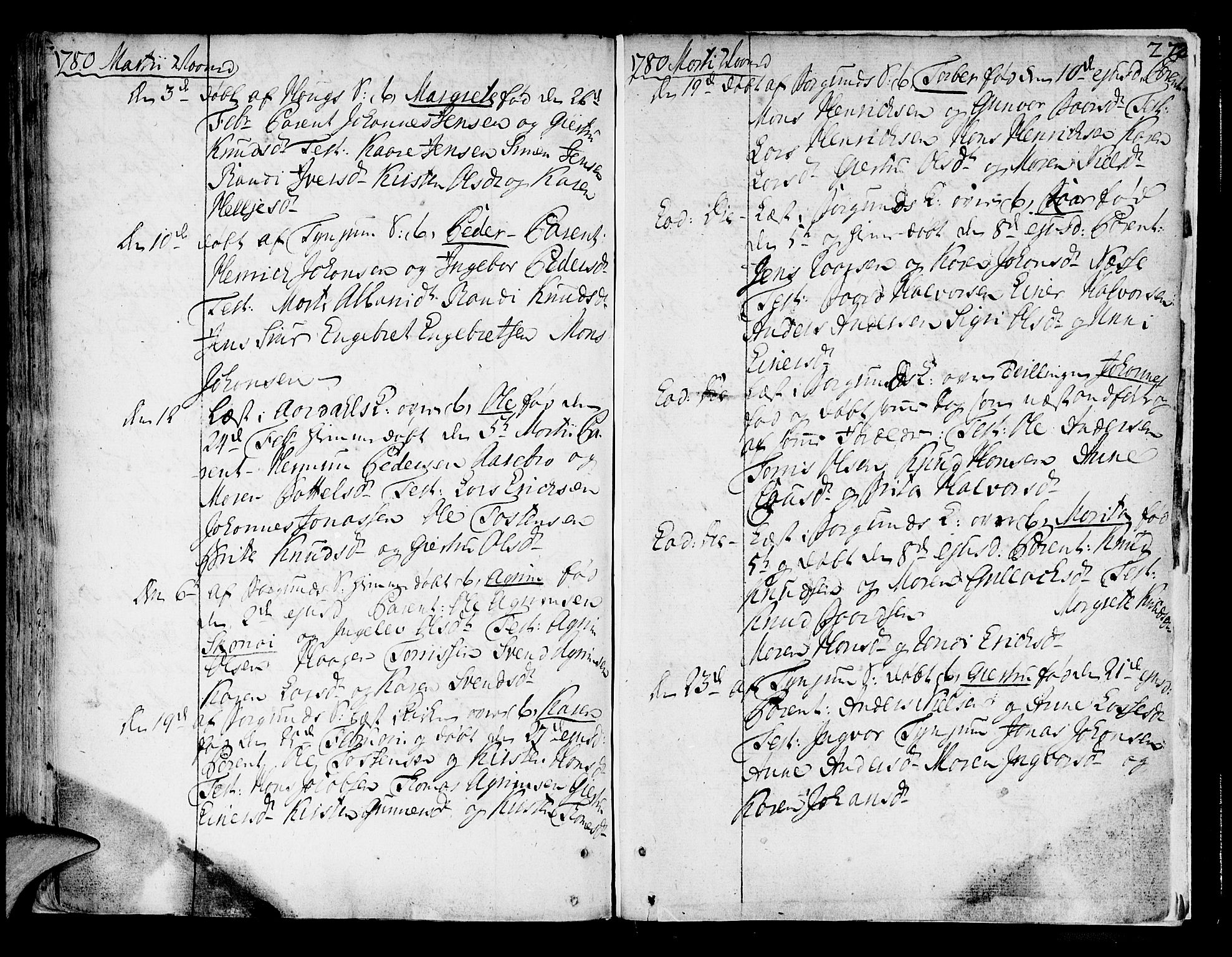 Lærdal sokneprestembete, AV/SAB-A-81201: Parish register (official) no. A 2, 1752-1782, p. 272