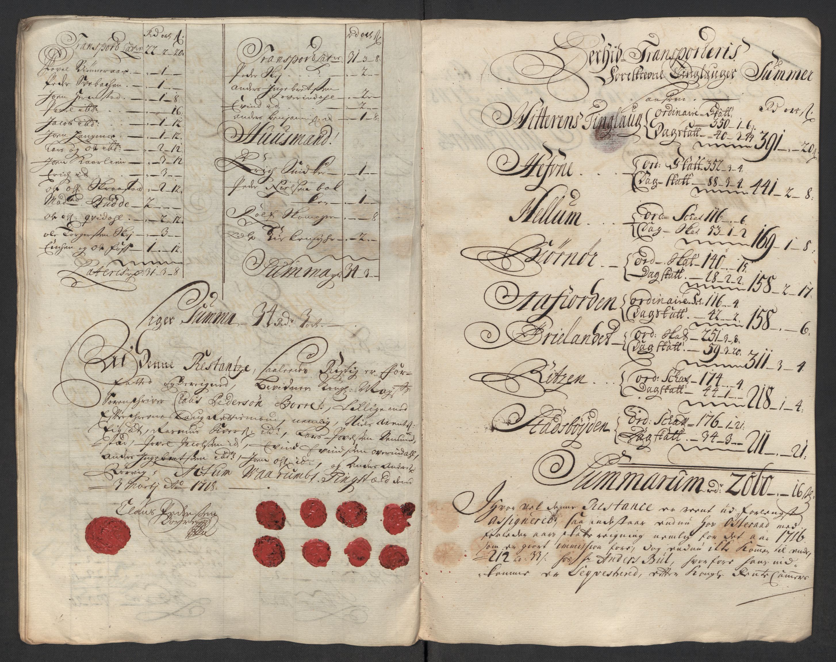 Rentekammeret inntil 1814, Reviderte regnskaper, Fogderegnskap, RA/EA-4092/R57/L3865: Fogderegnskap Fosen, 1717, p. 242