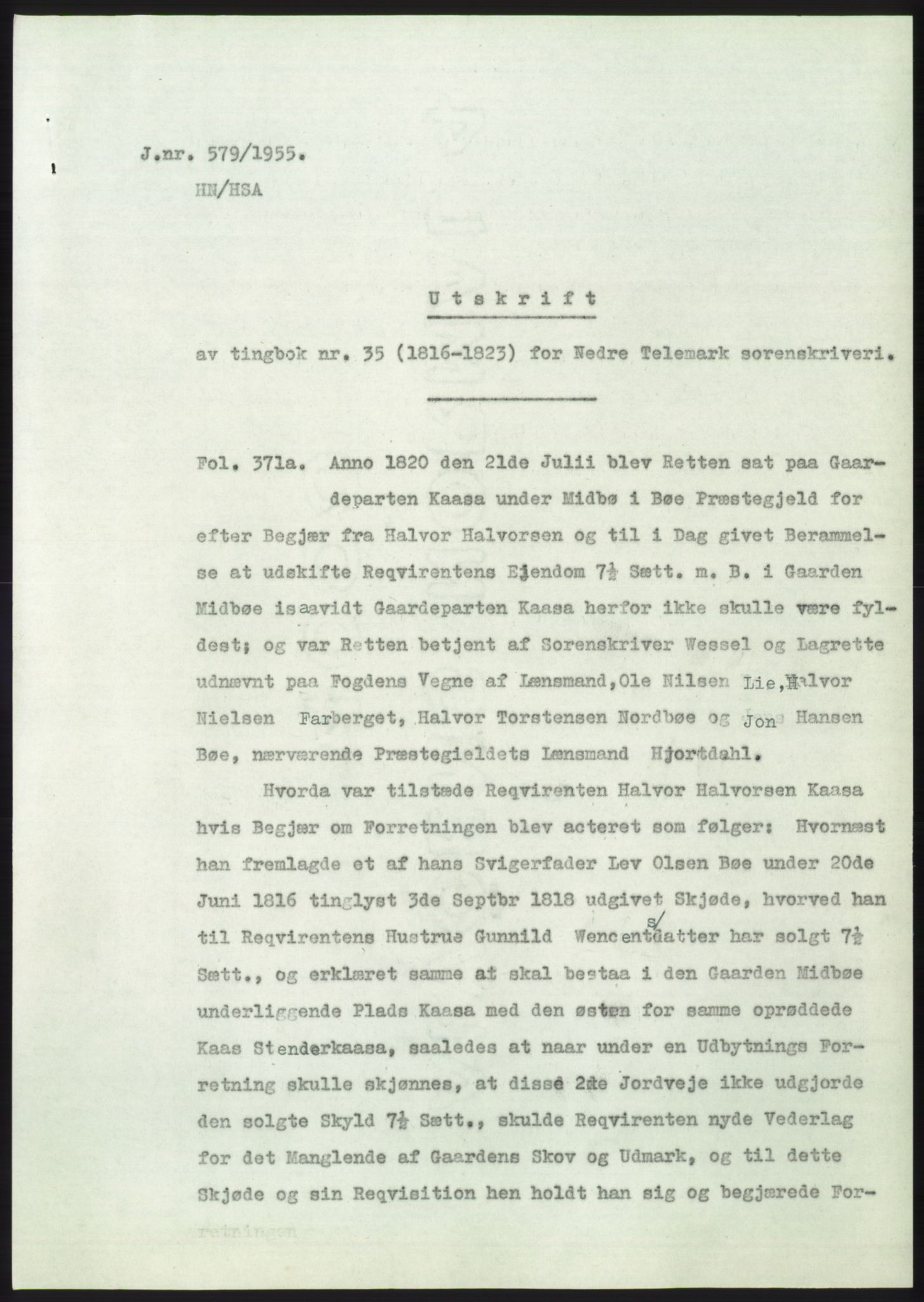 Statsarkivet i Kongsberg, SAKO/A-0001, 1955, p. 355