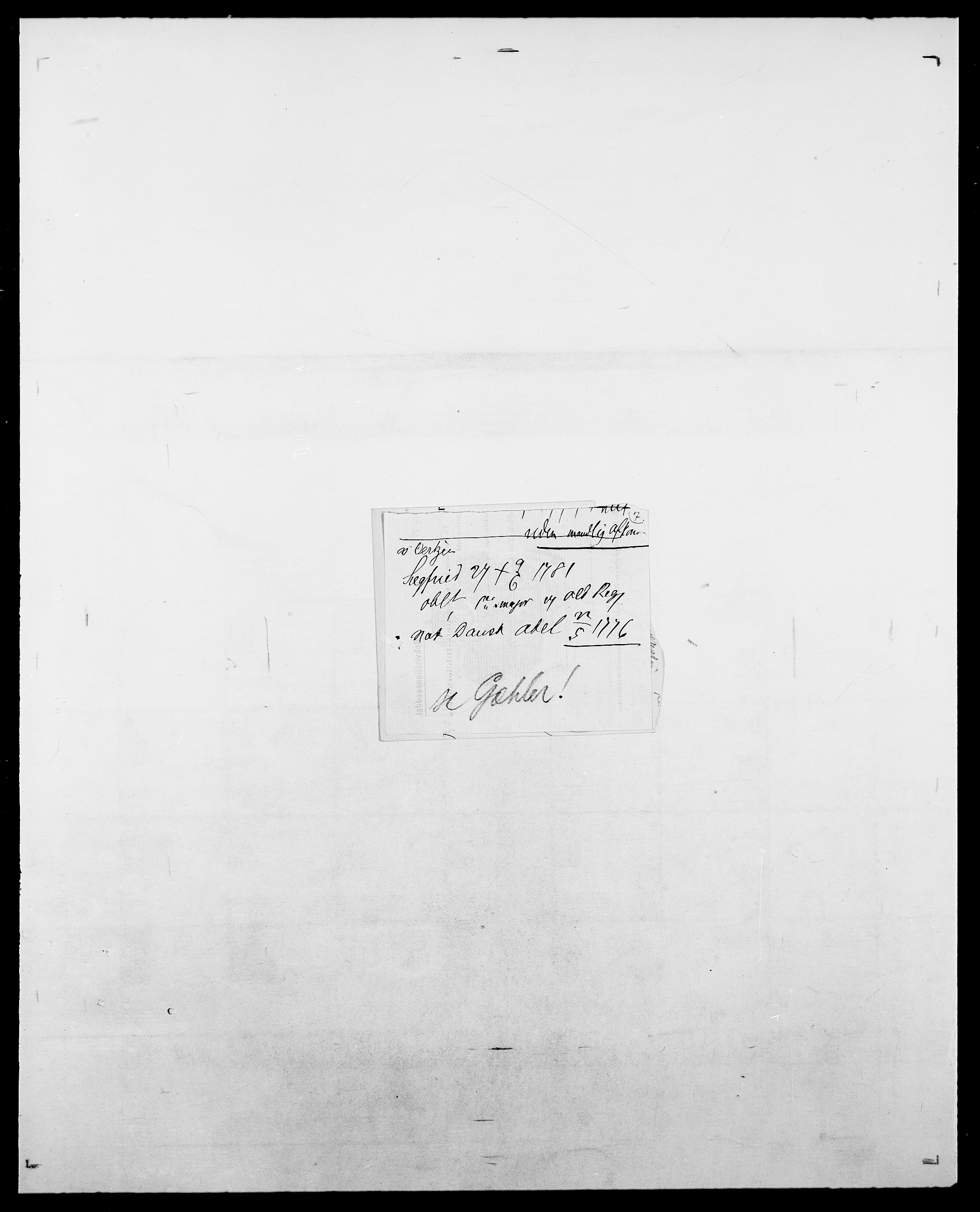 Delgobe, Charles Antoine - samling, AV/SAO-PAO-0038/D/Da/L0029: Obel - Oxholm, p. 25