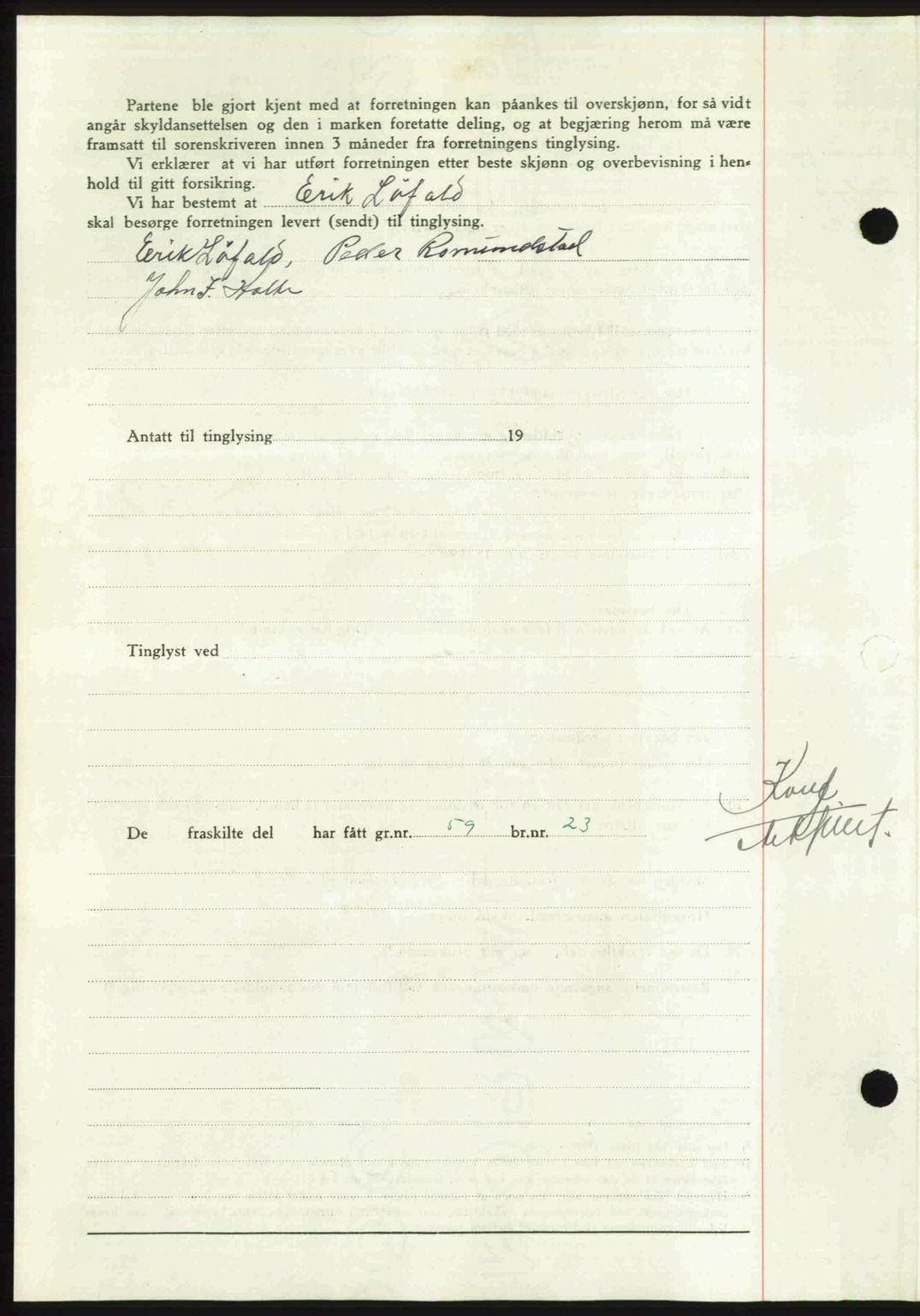 Nordmøre sorenskriveri, AV/SAT-A-4132/1/2/2Ca: Mortgage book no. A116, 1950-1950, Diary no: : 3531/1950