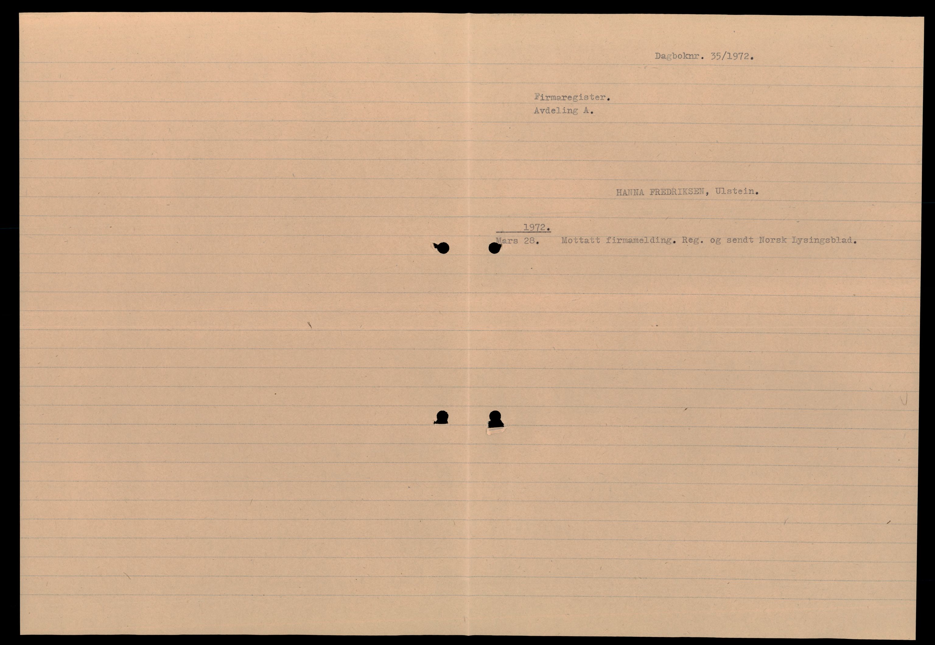 Nordre Sunnmøre sorenskriveri, AV/SAT-A-0006/2/J/Jd/Jdb/L0003: Bilag. Enkeltmannsforetak, F-H, 1944-1990, p. 1