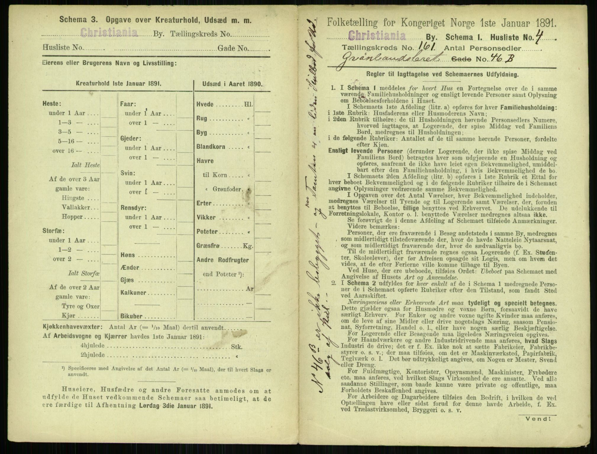 RA, 1891 census for 0301 Kristiania, 1891, p. 91322