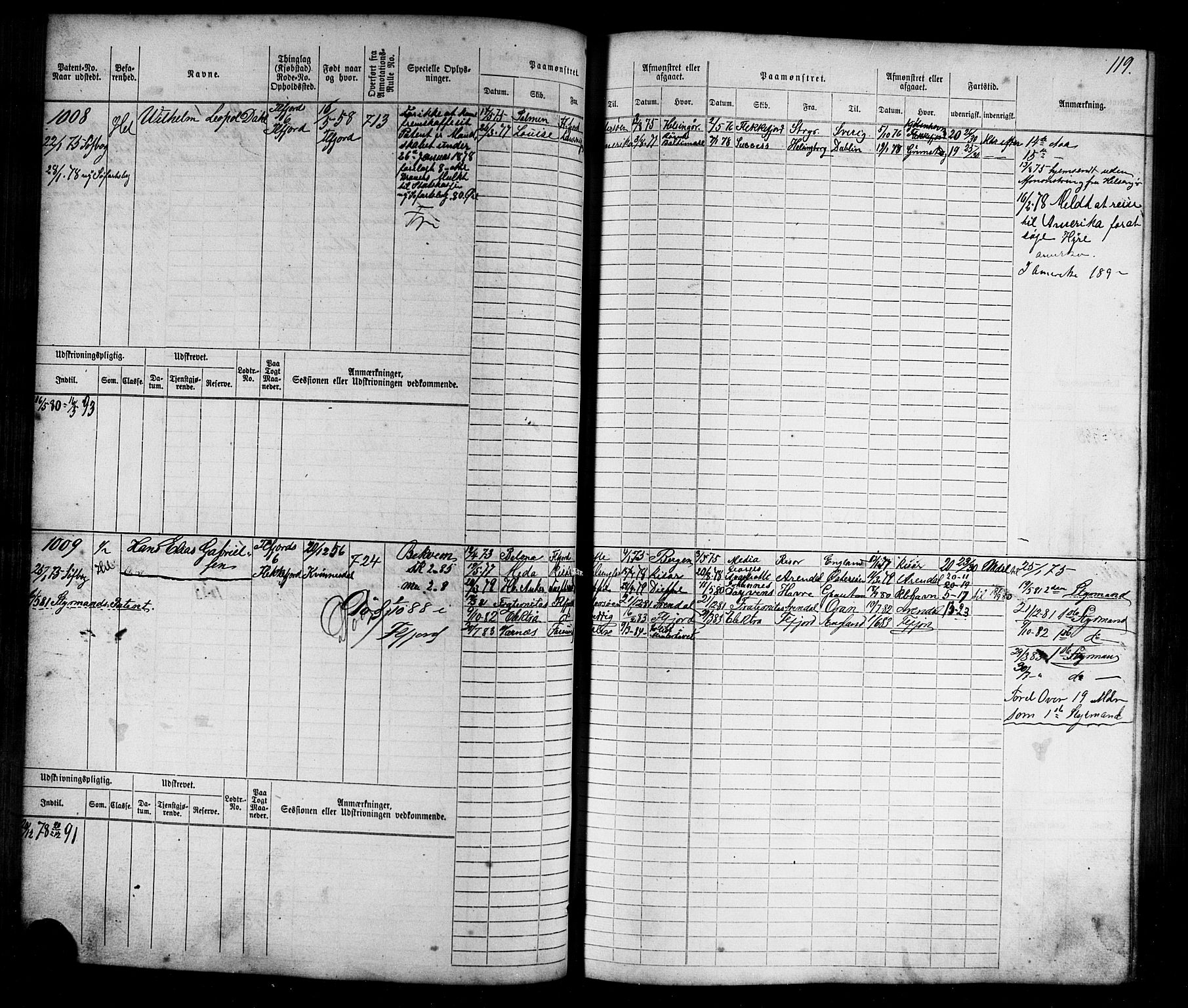 Flekkefjord mønstringskrets, AV/SAK-2031-0018/F/Fb/L0009: Hovedrulle nr 771-1533, Æ-6, 1868-1900, p. 122