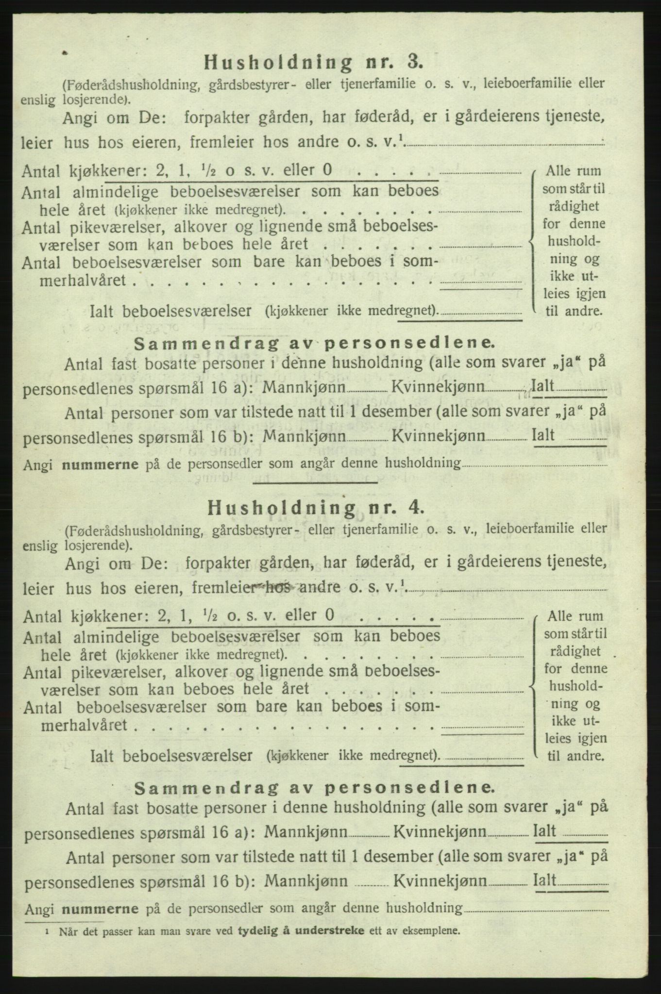 SAB, 1920 census for Skånevik, 1920, p. 1234