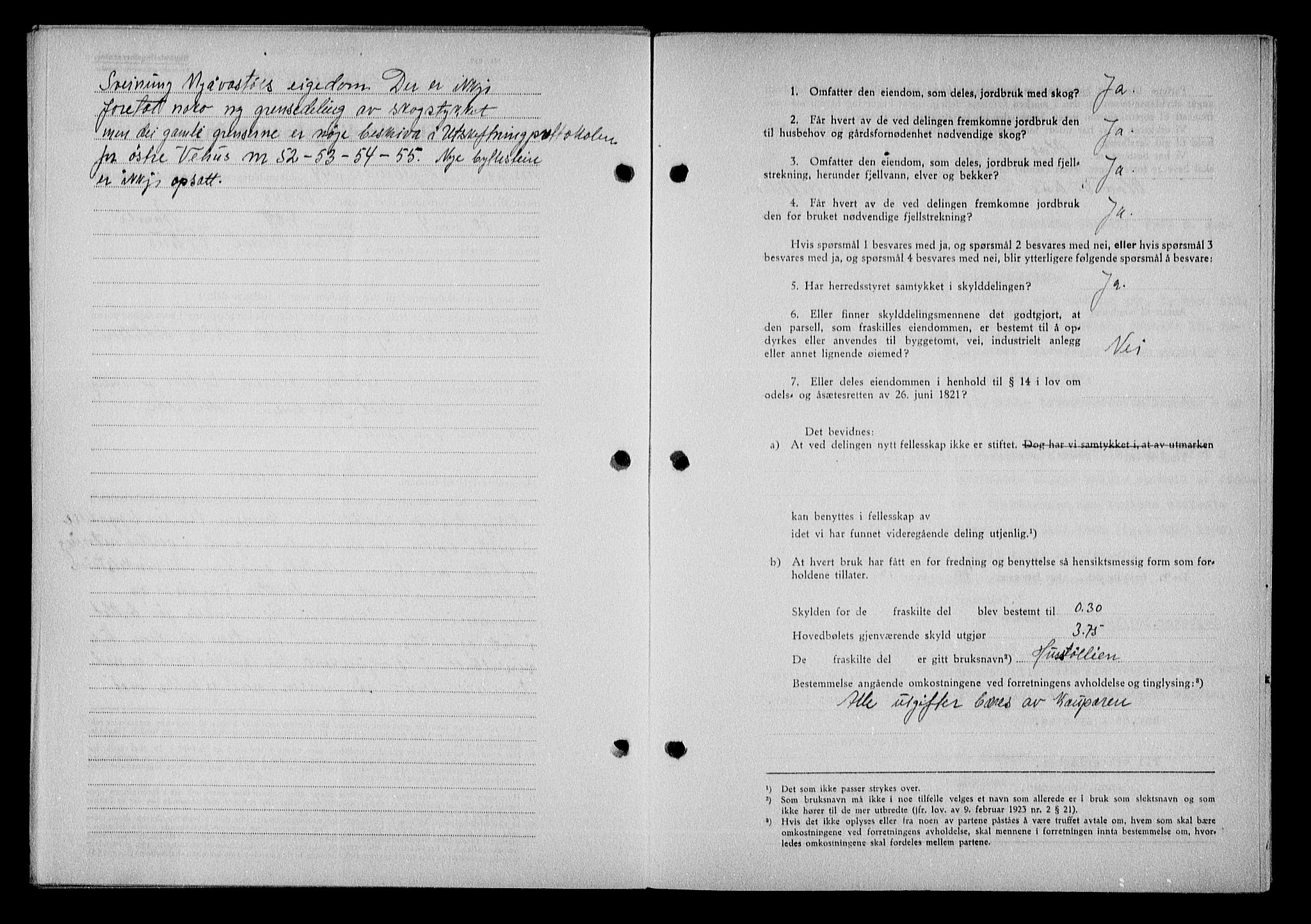 Nedenes sorenskriveri, AV/SAK-1221-0006/G/Gb/Gba/L0051: Mortgage book no. A-V, 1943-1944, Diary no: : 106/1944