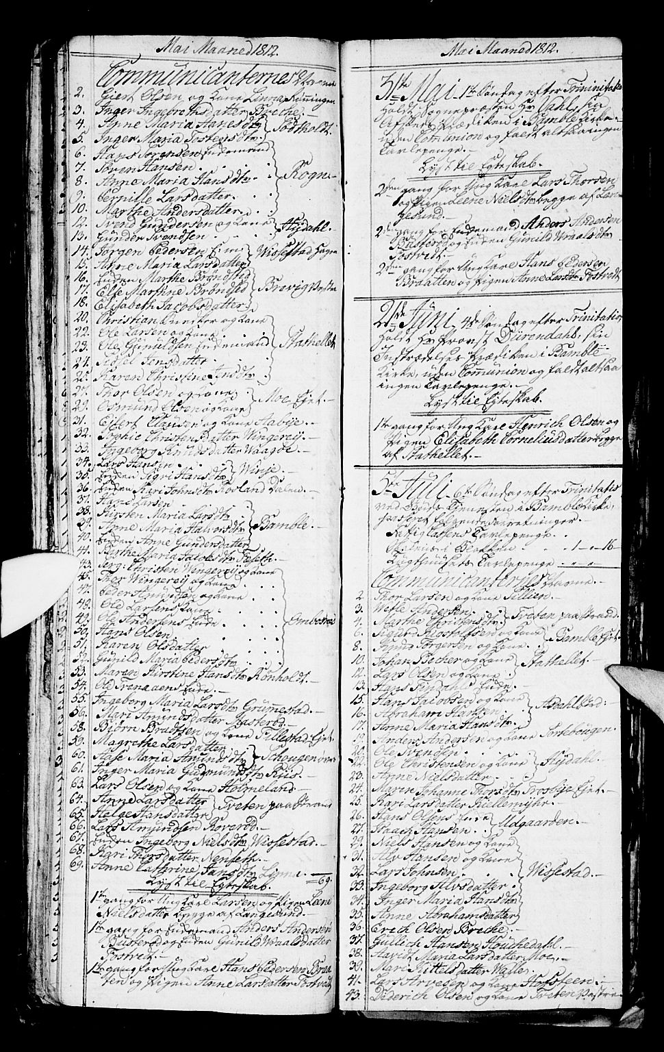 Bamble kirkebøker, AV/SAKO-A-253/G/Ga/L0004: Parish register (copy) no. I 4, 1808-1814