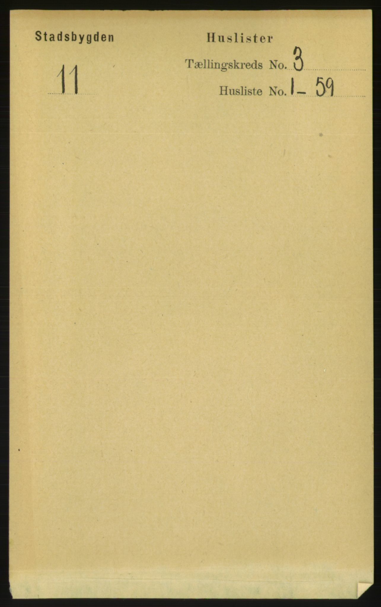 RA, 1891 census for 1625 Stadsbygd, 1891, p. 1301